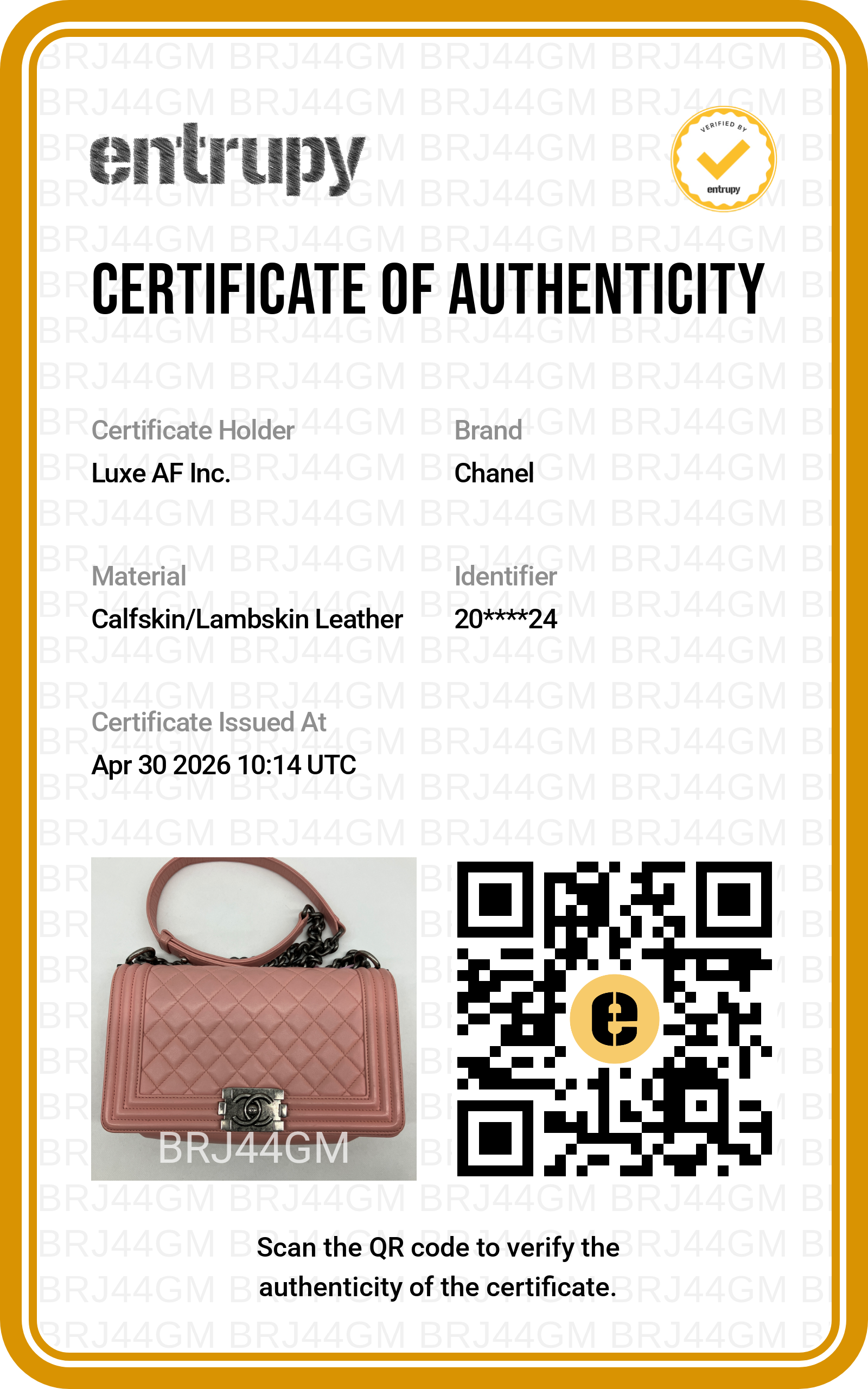 Chanel LeBoy Pink Quilted Lambskin Medium Size Flap Bag With Aged Silver Buckle(20***24) CC1834