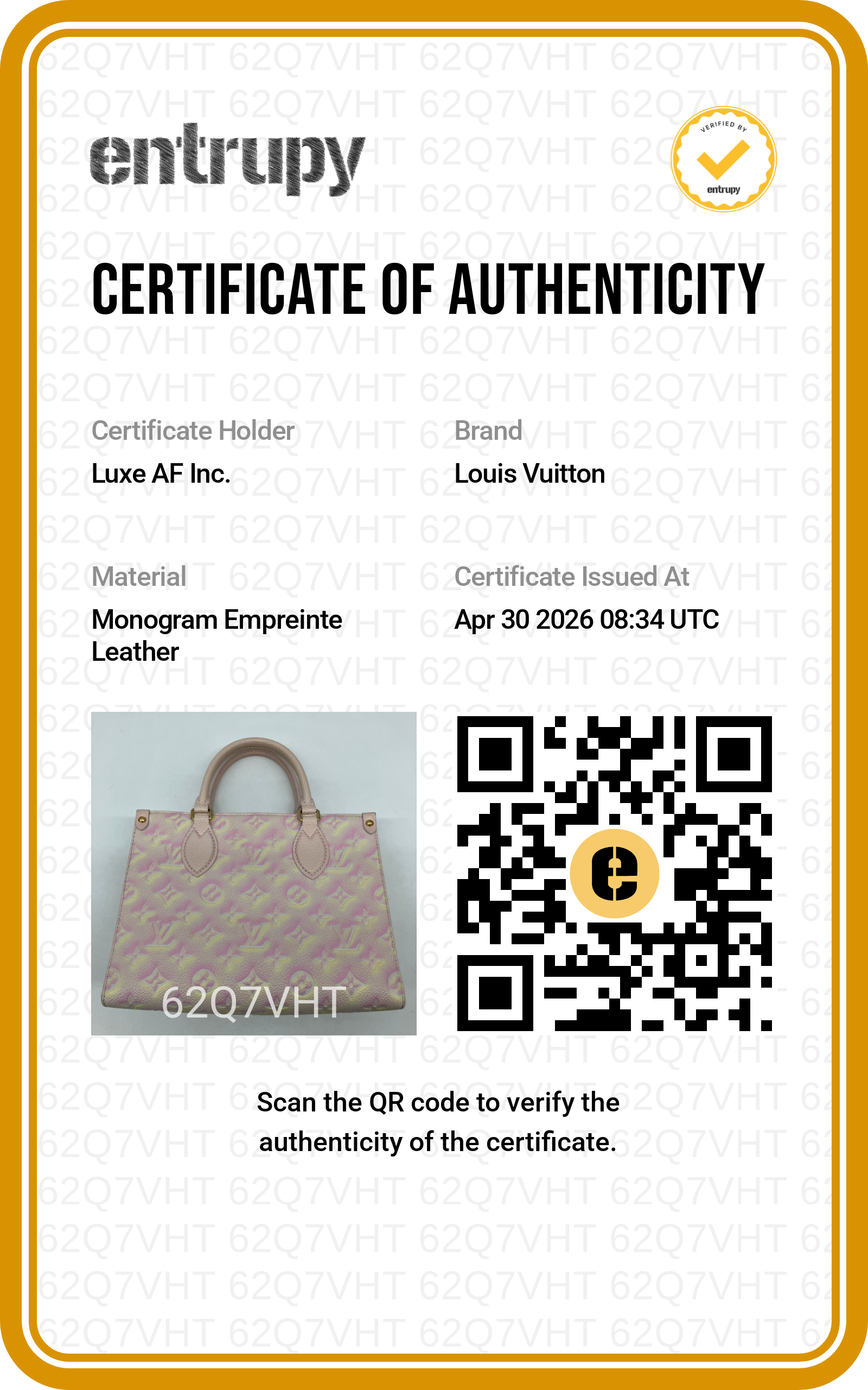 Louis Vuitton Summer Stardust OnTheGo PM Pink Empreinte Leather Handle Bag LV2508