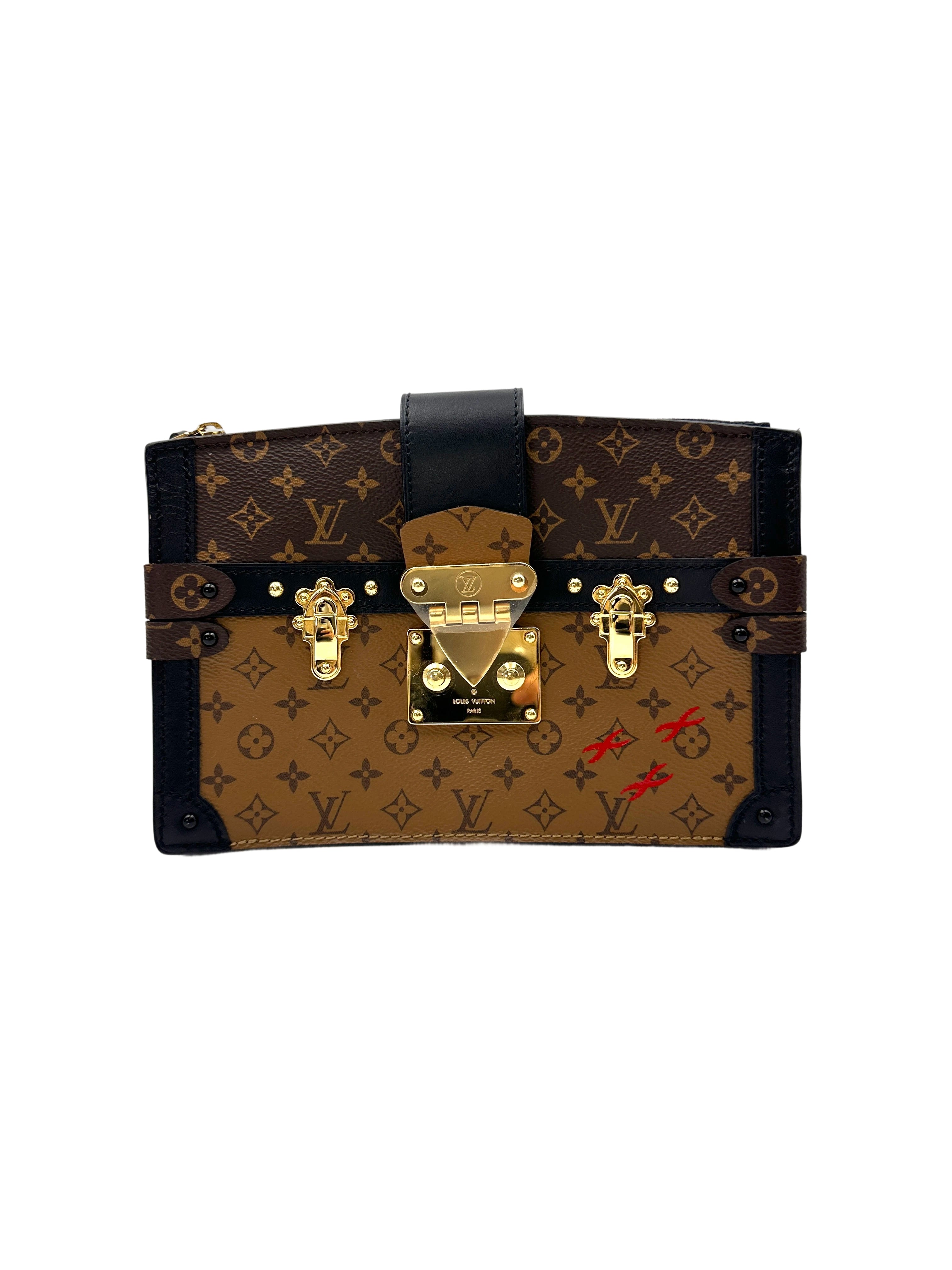 Louis Vuitton Trunk Clutch Monogram Canvas Bag LV2512