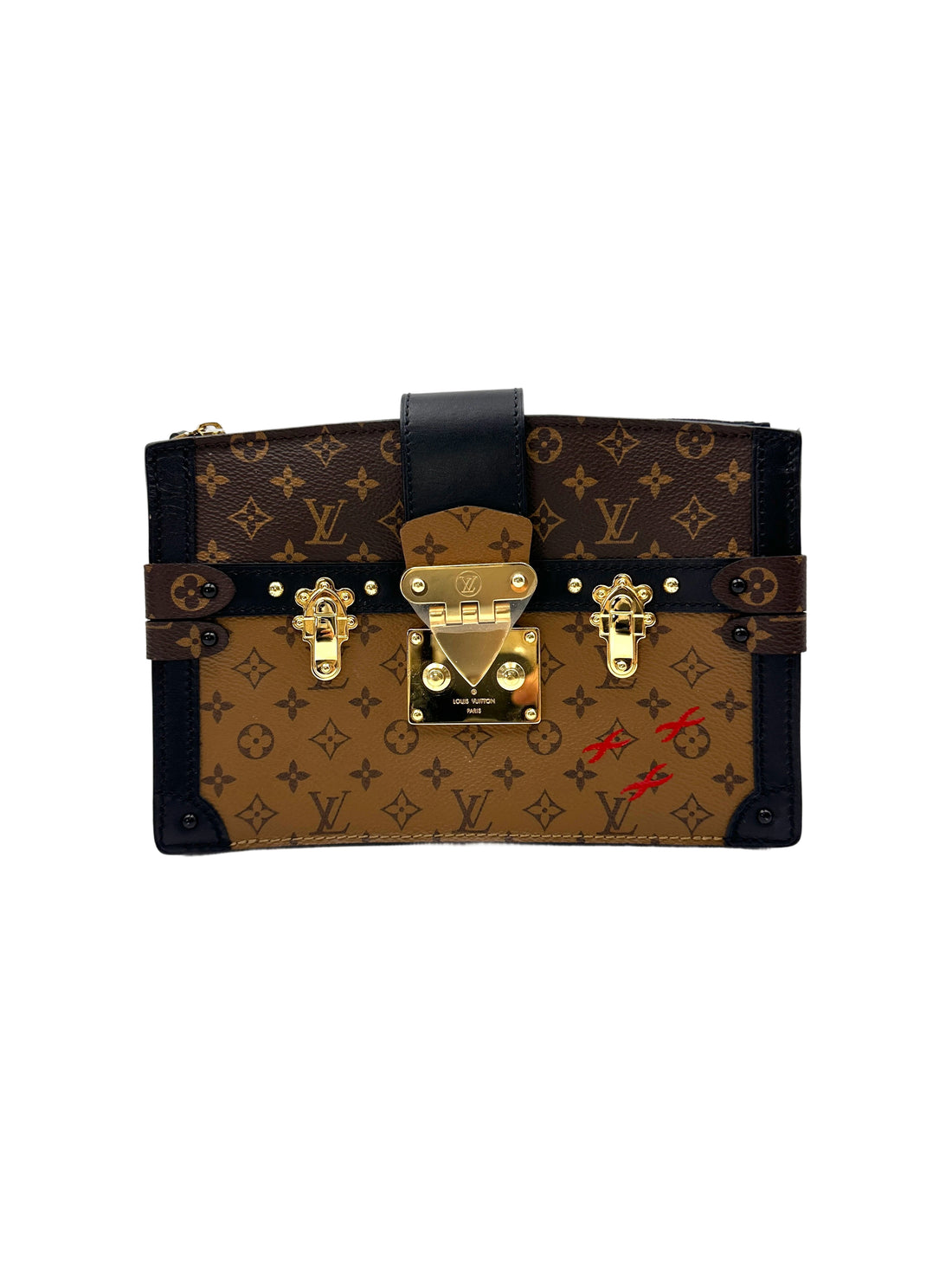 Louis Vuitton Trunk Clutch Monogram Canvas Bag LV2512