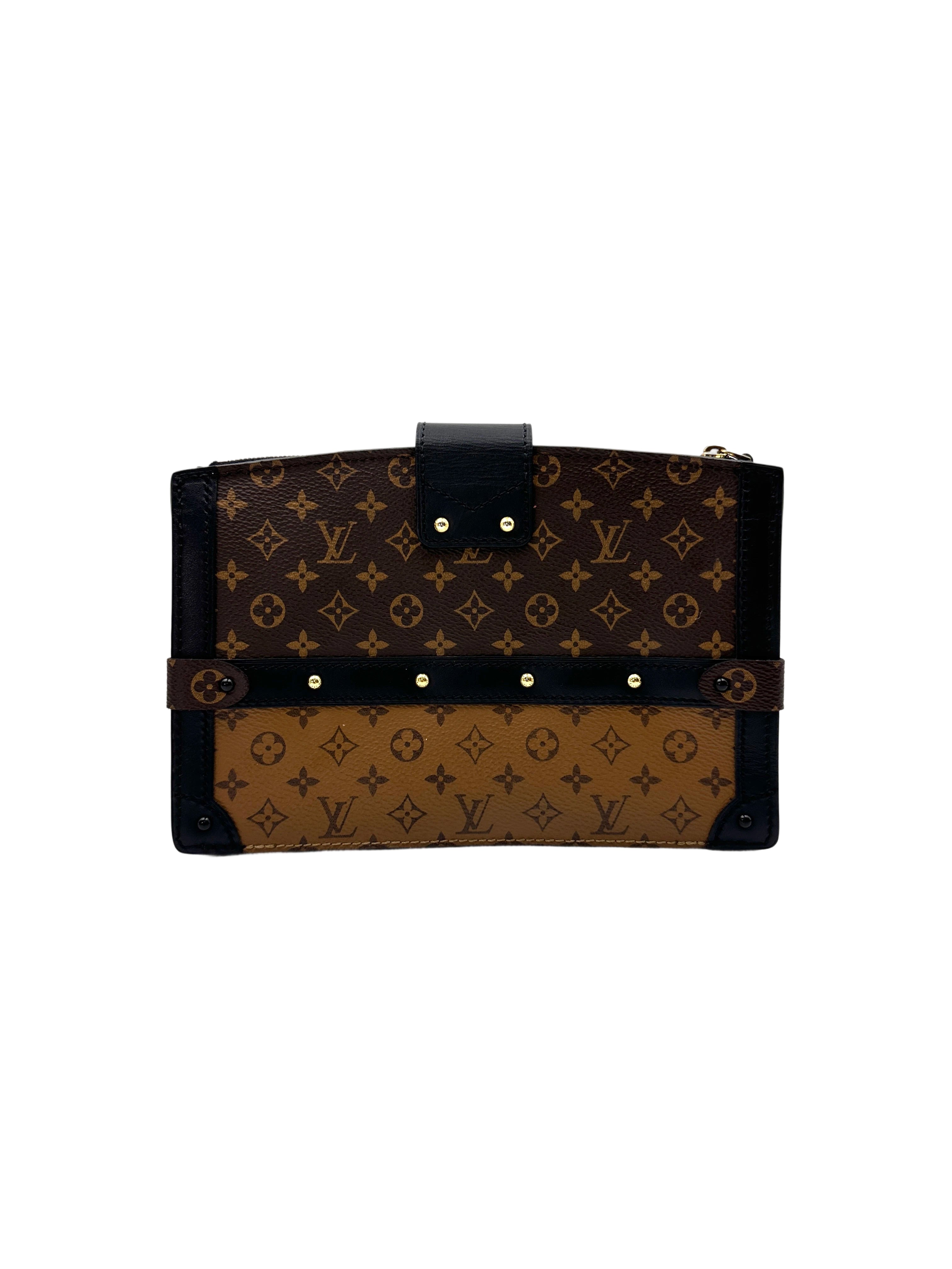 Louis Vuitton Trunk Clutch Monogram Canvas Bag LV2512