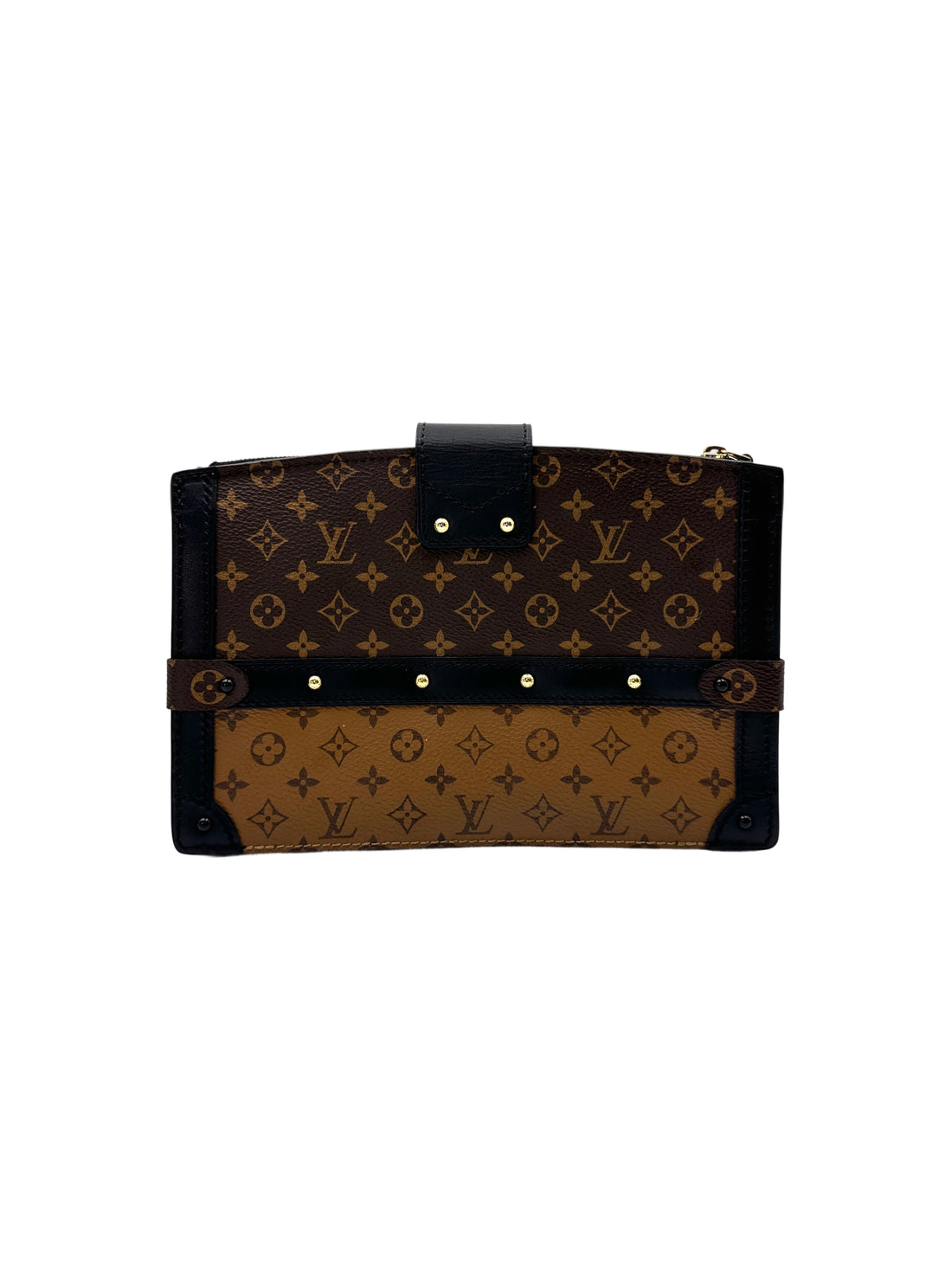 Louis Vuitton Trunk Clutch Monogram Canvas Bag LV2512