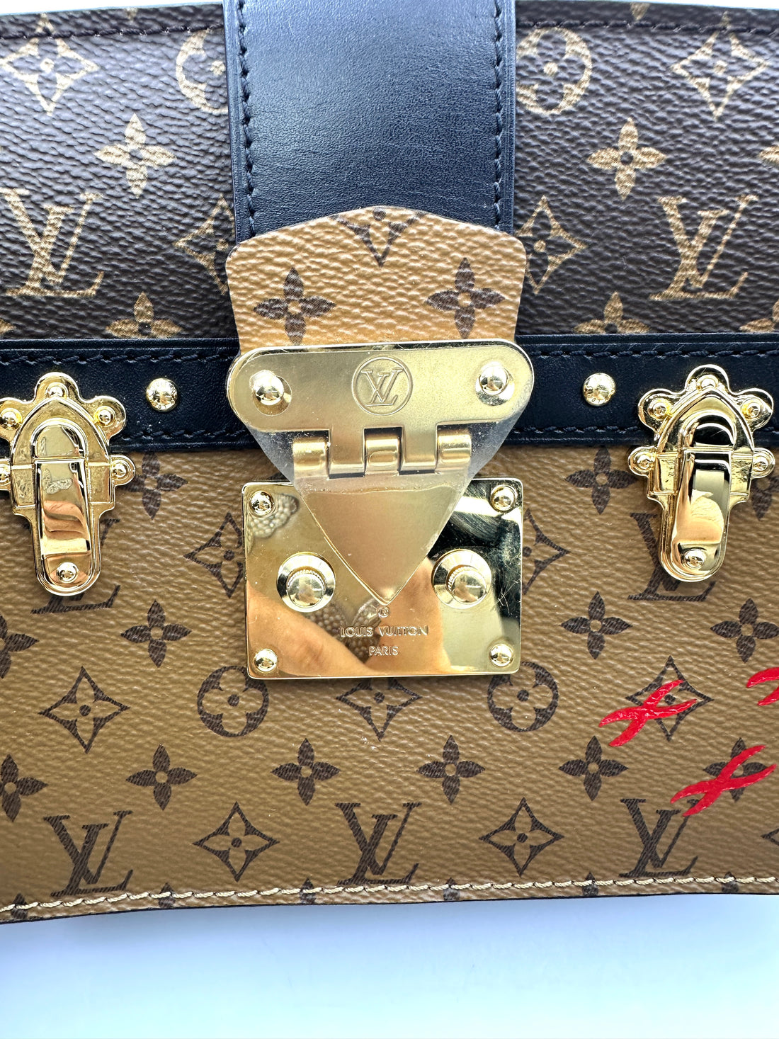 Louis Vuitton Trunk Clutch Monogram Canvas Bag LV2512