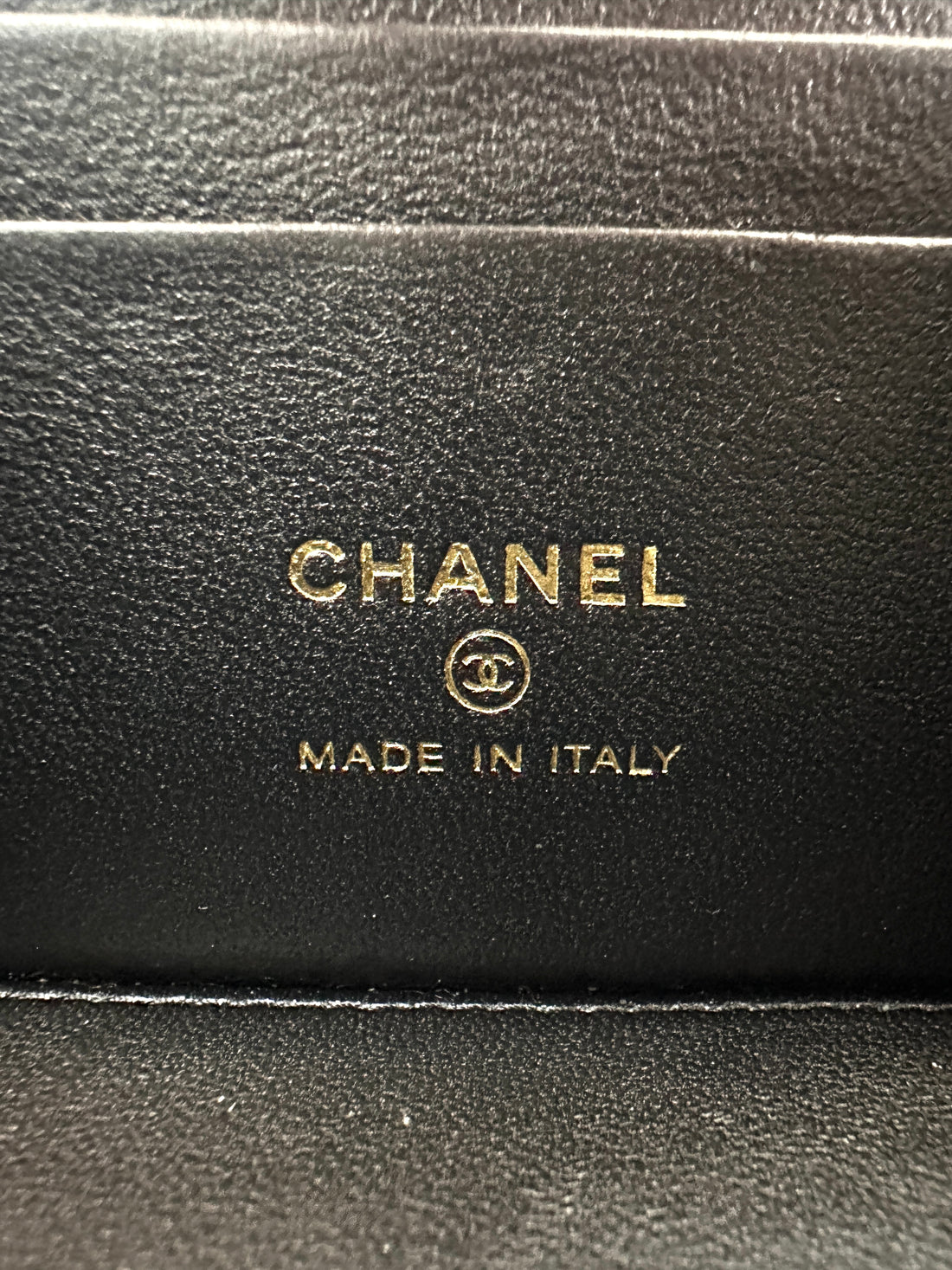 Chanel Black Quilted Leather Vanity Case With Gold Hardware(JT***N1) CC1840