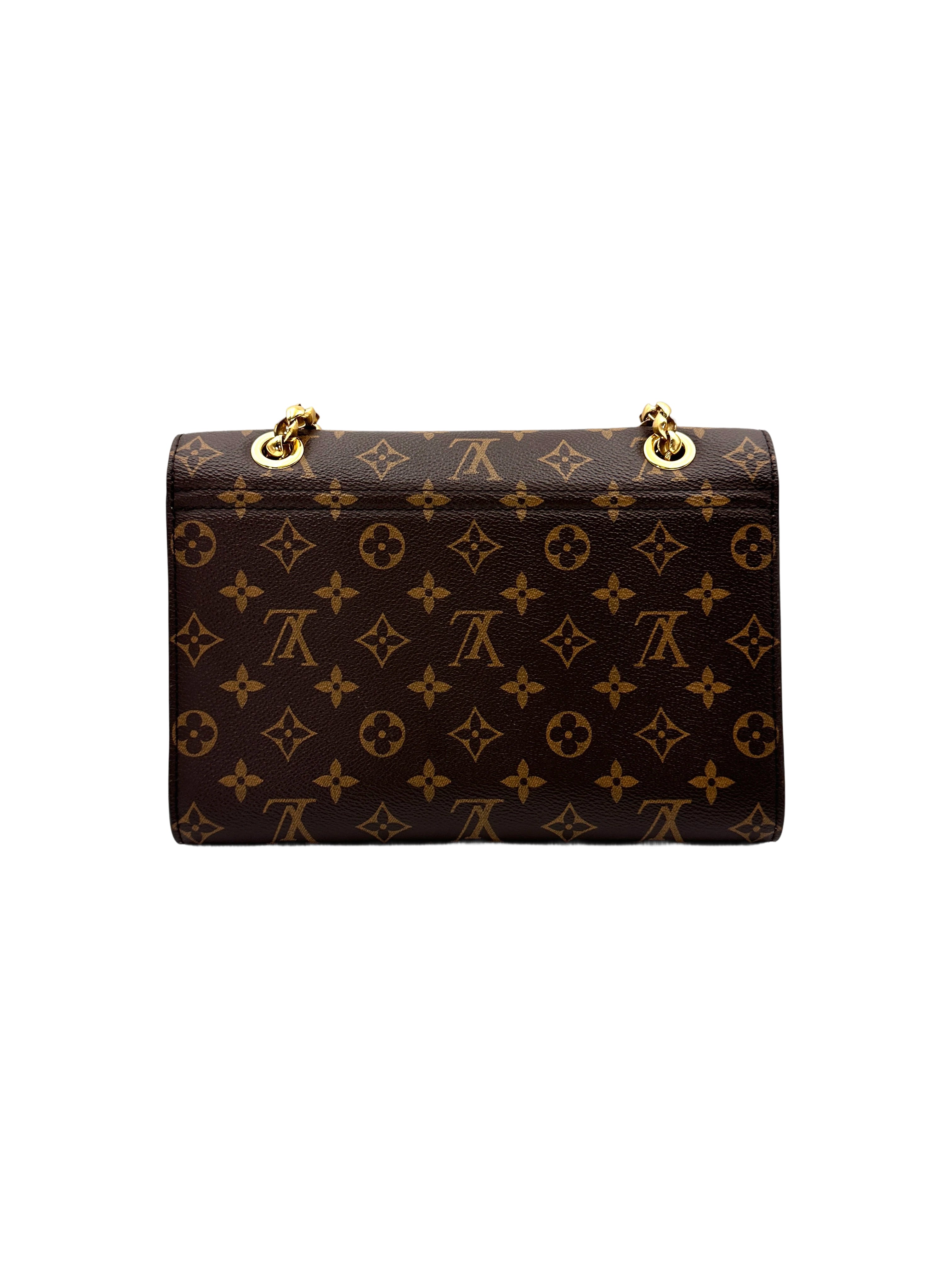 Louis Vuitton Victoire Monogram Canvas & Leather Chain Shoulder Bag LV2514