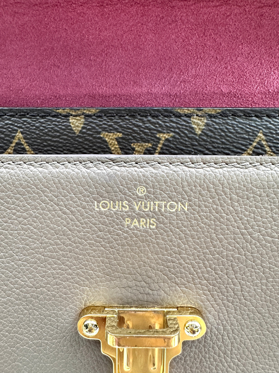 Louis Vuitton Victoire Monogram Canvas & Leather Chain Shoulder Bag LV2514