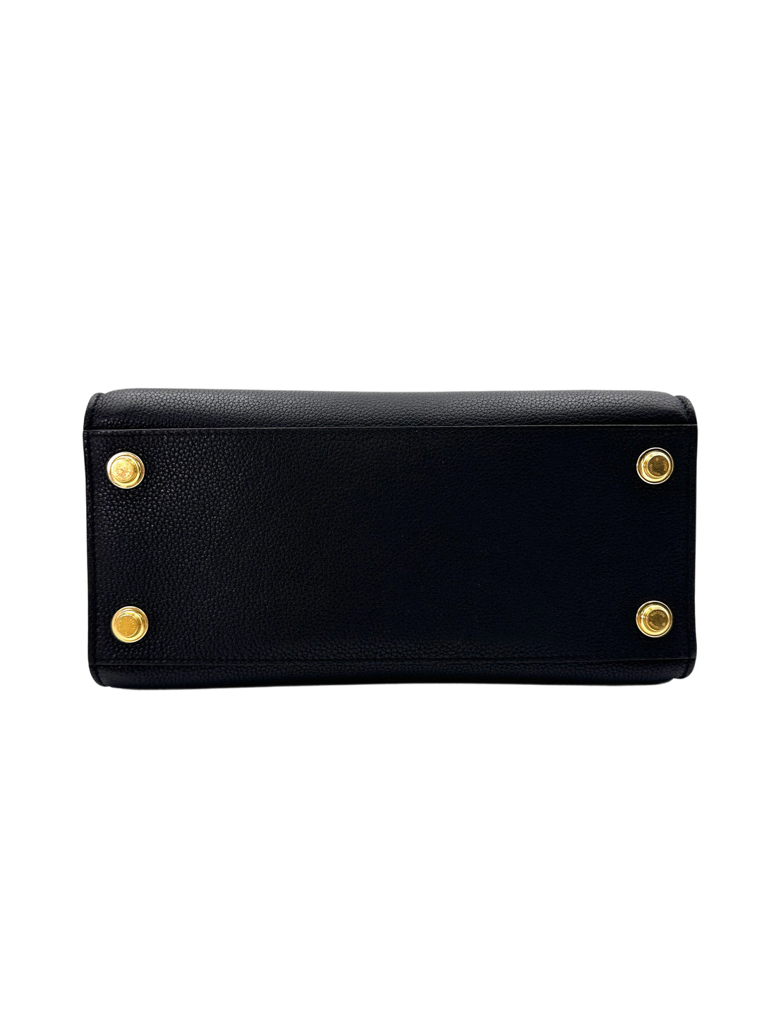 Louis Vuitton City Steamer Black Grained Leather Handle Bag LV2517