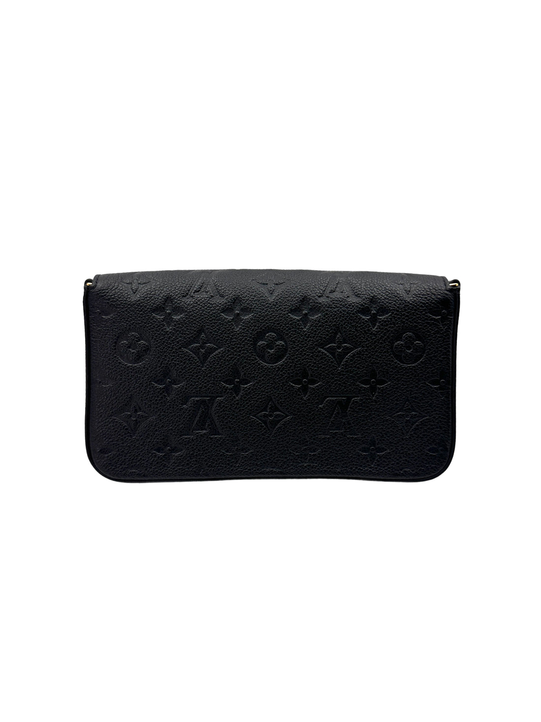 Louis Vuitton Black Monogram Empreinte Leather Pochette Felicie LV2520