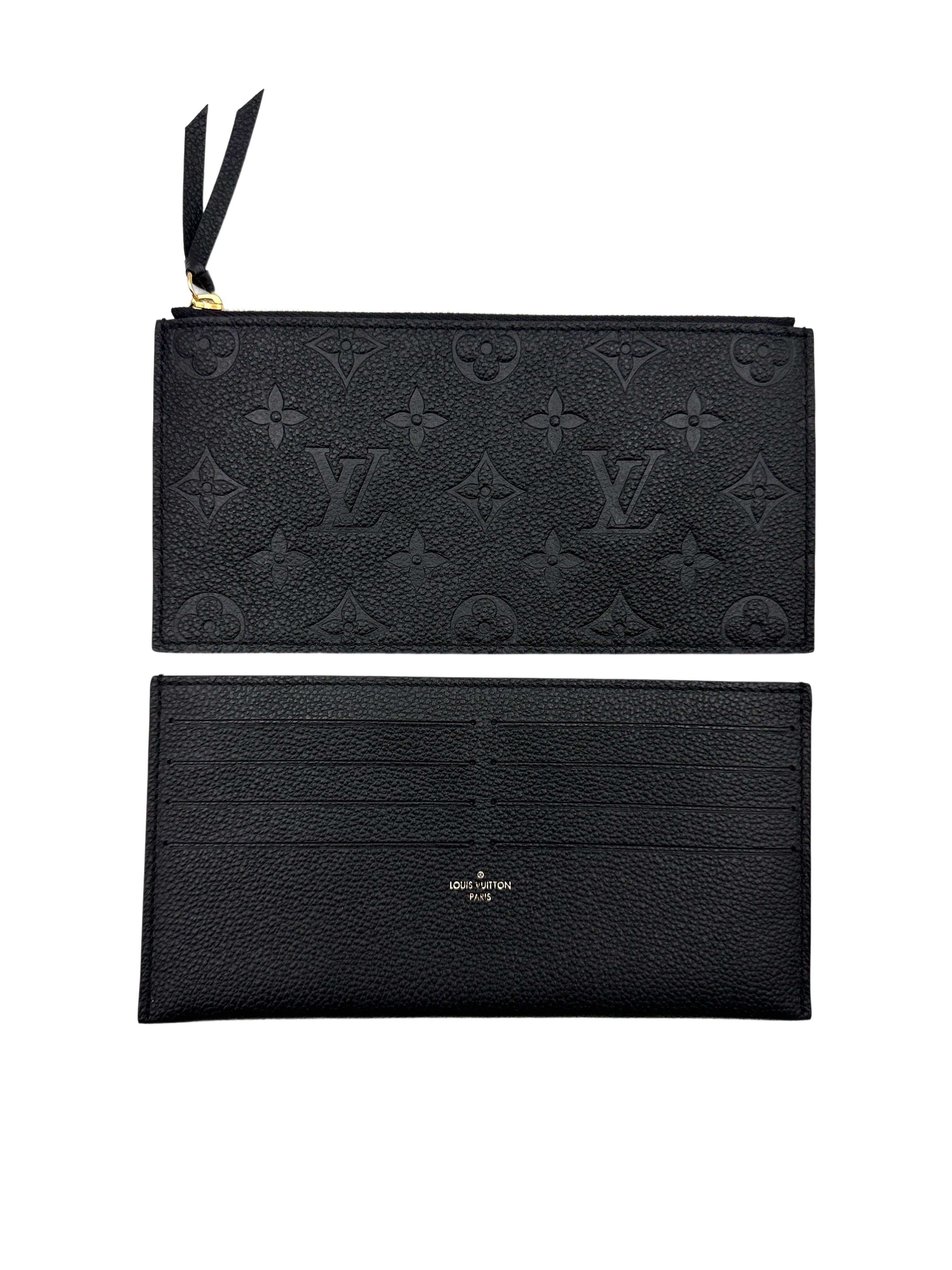 Louis Vuitton Black Monogram Empreinte Leather Pochette Felicie LV2520