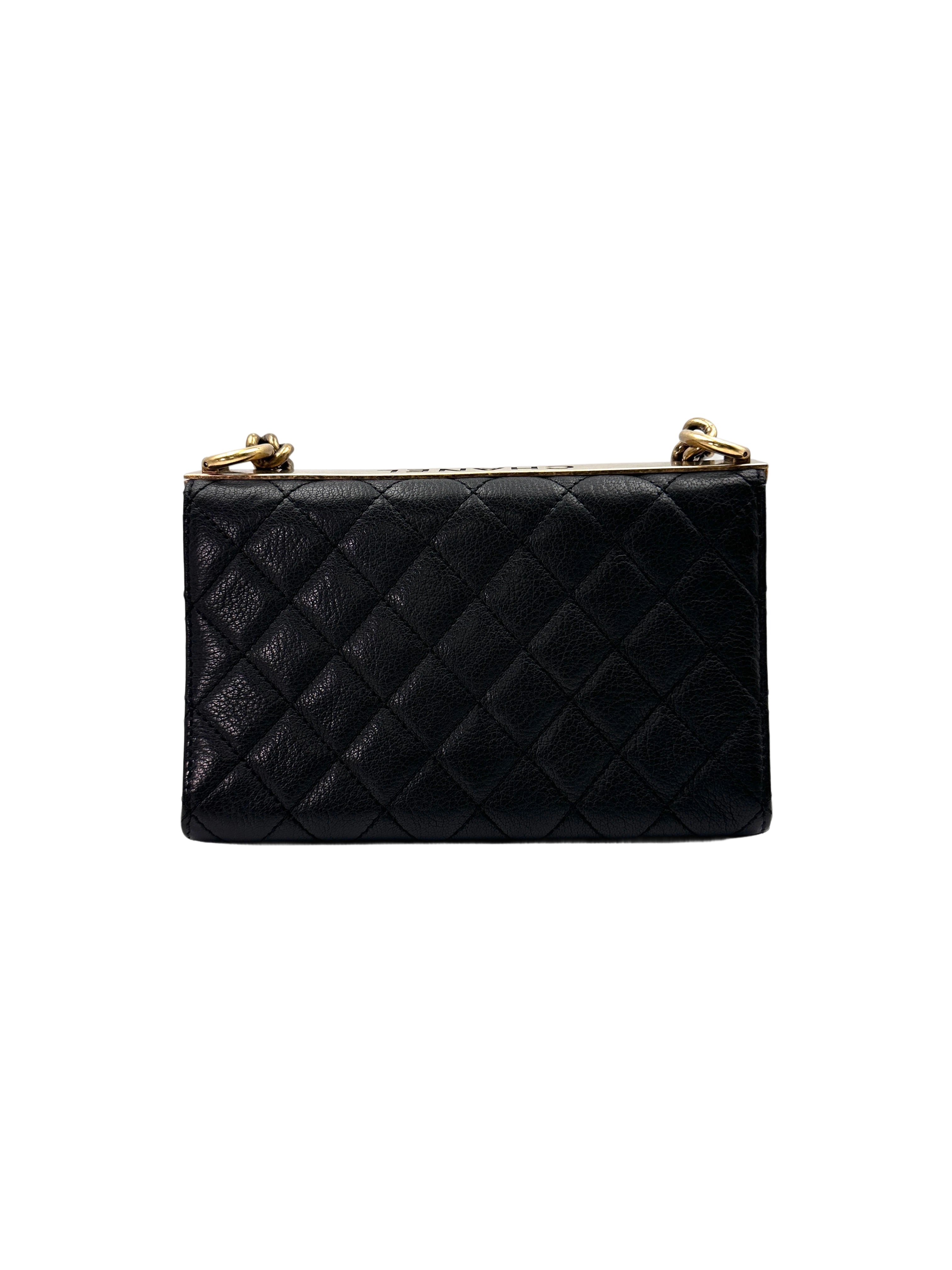 Chanel 2.55 Reissue Black Quilted Leather Belt Bag With Gold Hardware(17***34) IRIS191