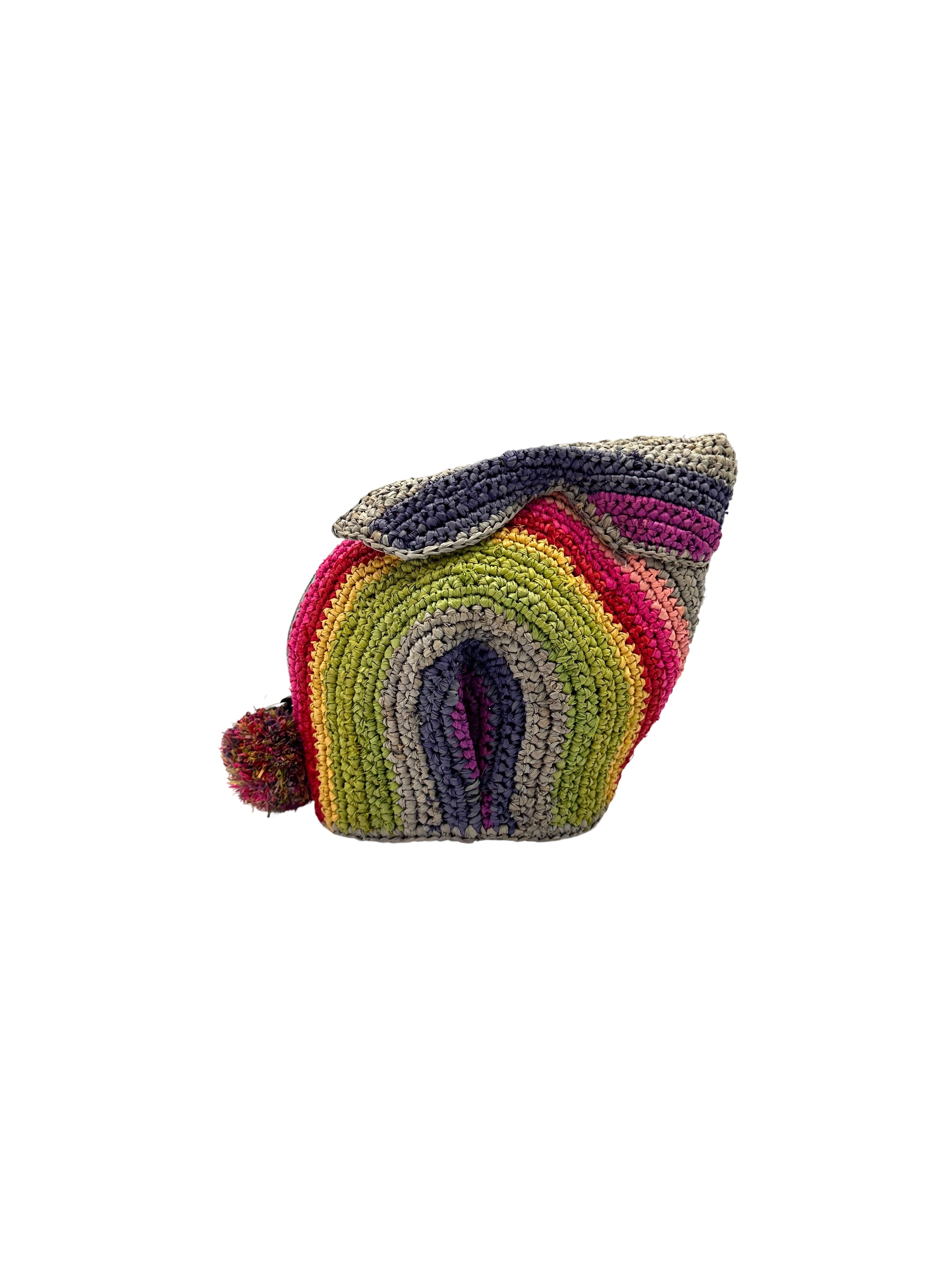 Loewe x Paula's Ibiza Raffia Rainbow Bunny LW86
