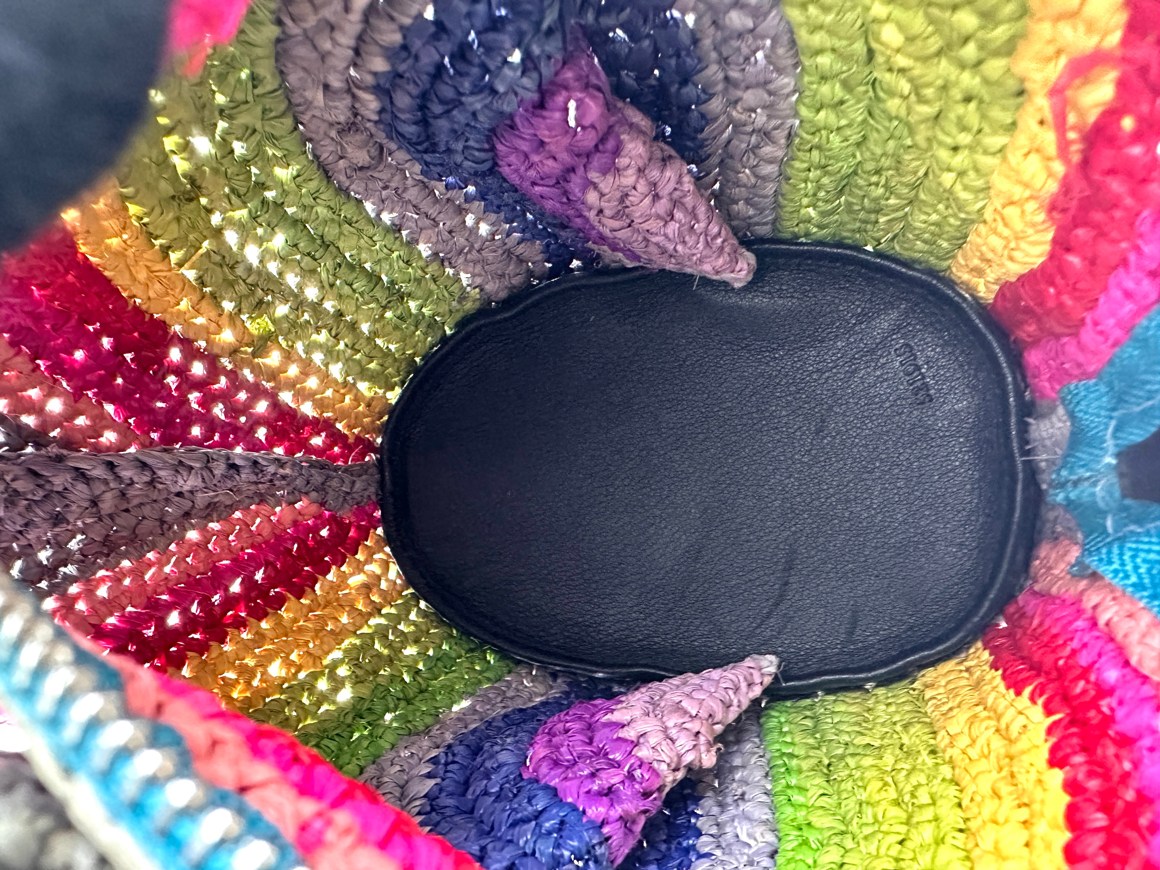 Loewe x Paula's Ibiza Raffia Rainbow Bunny LW86
