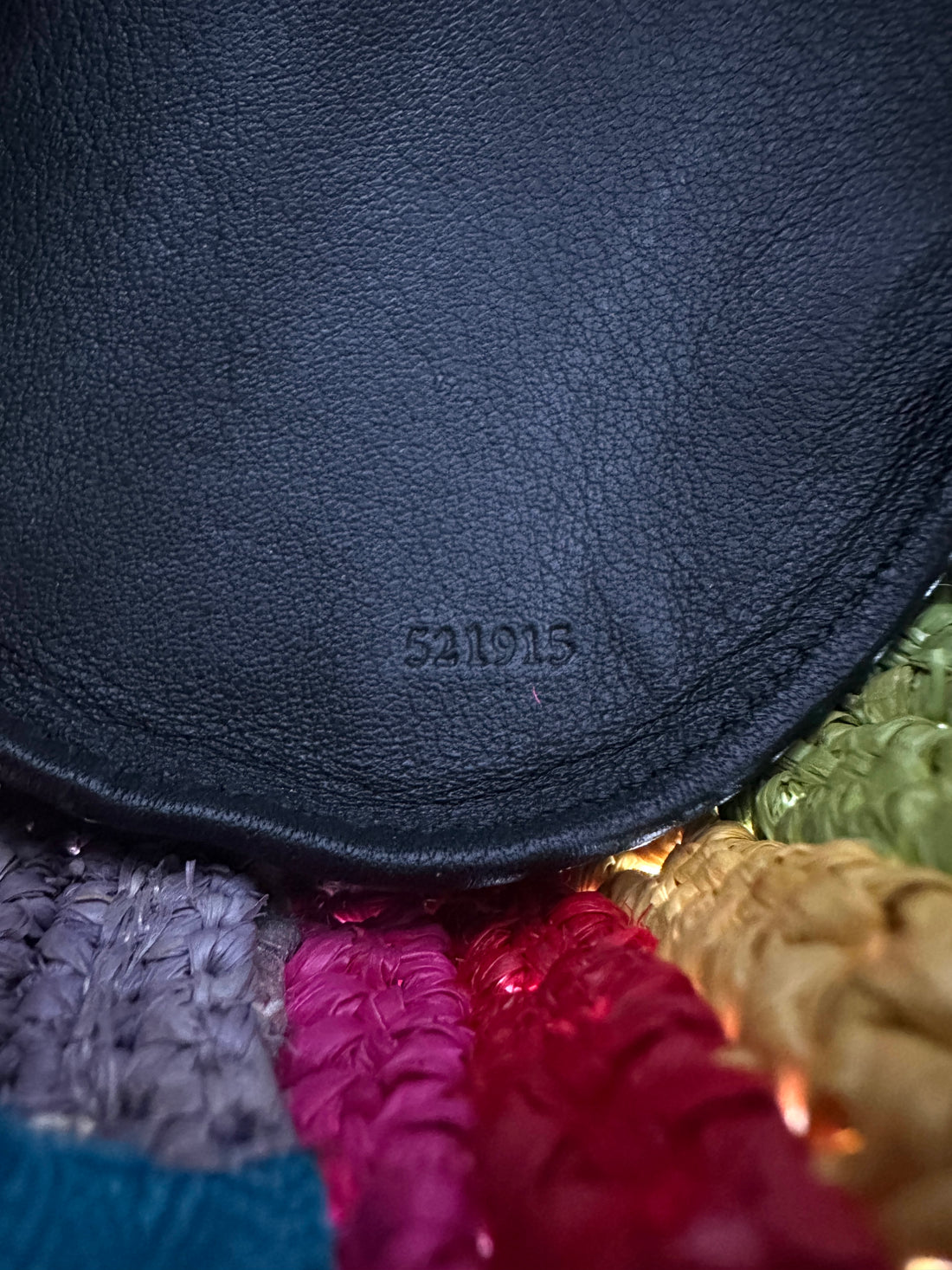 Loewe x Paula's Ibiza Raffia Rainbow Bunny LW86