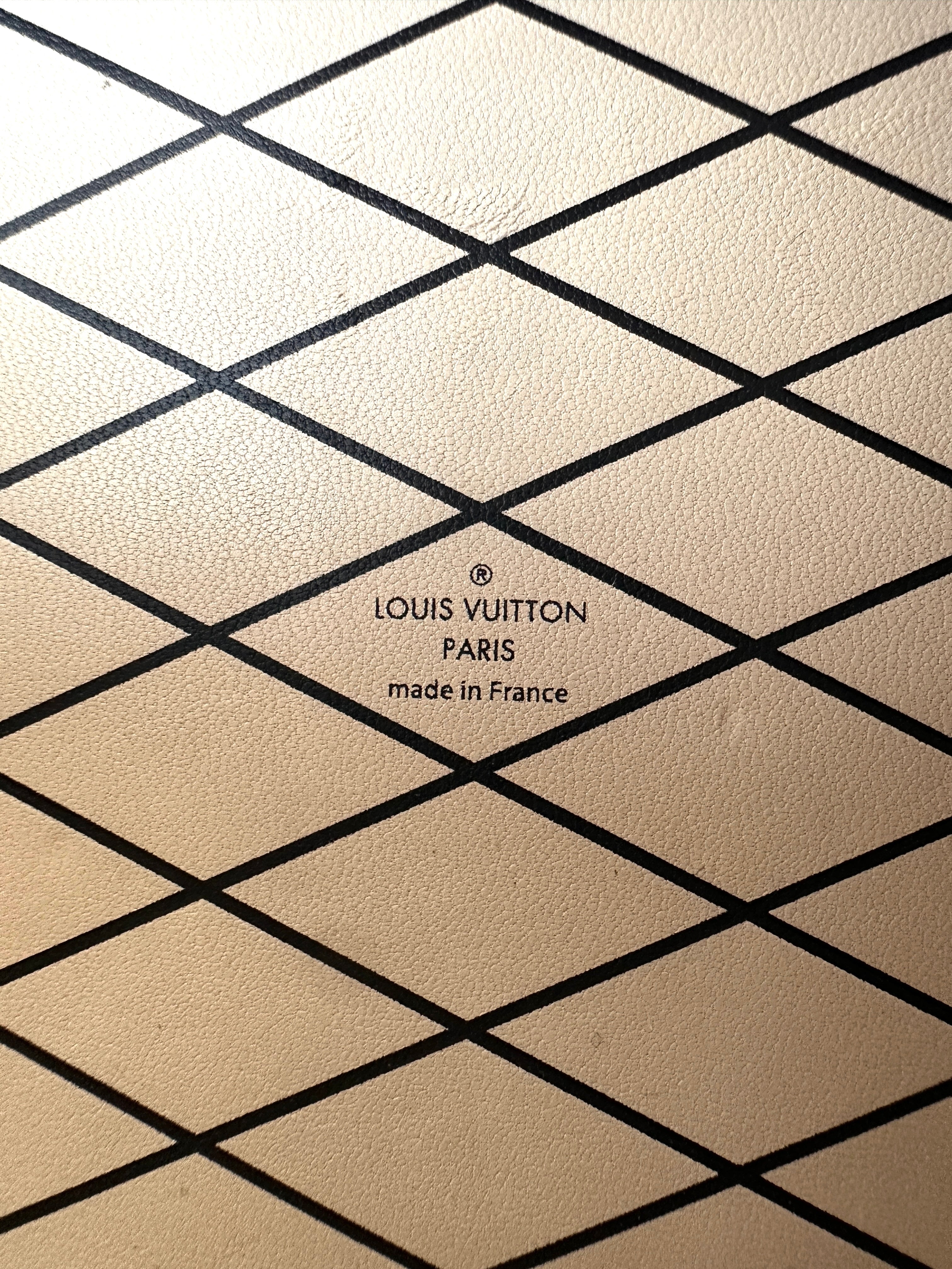 Louis Vuitton World Tour Petite Malle Black Monogram Canvas Shoulder Bag LV2536