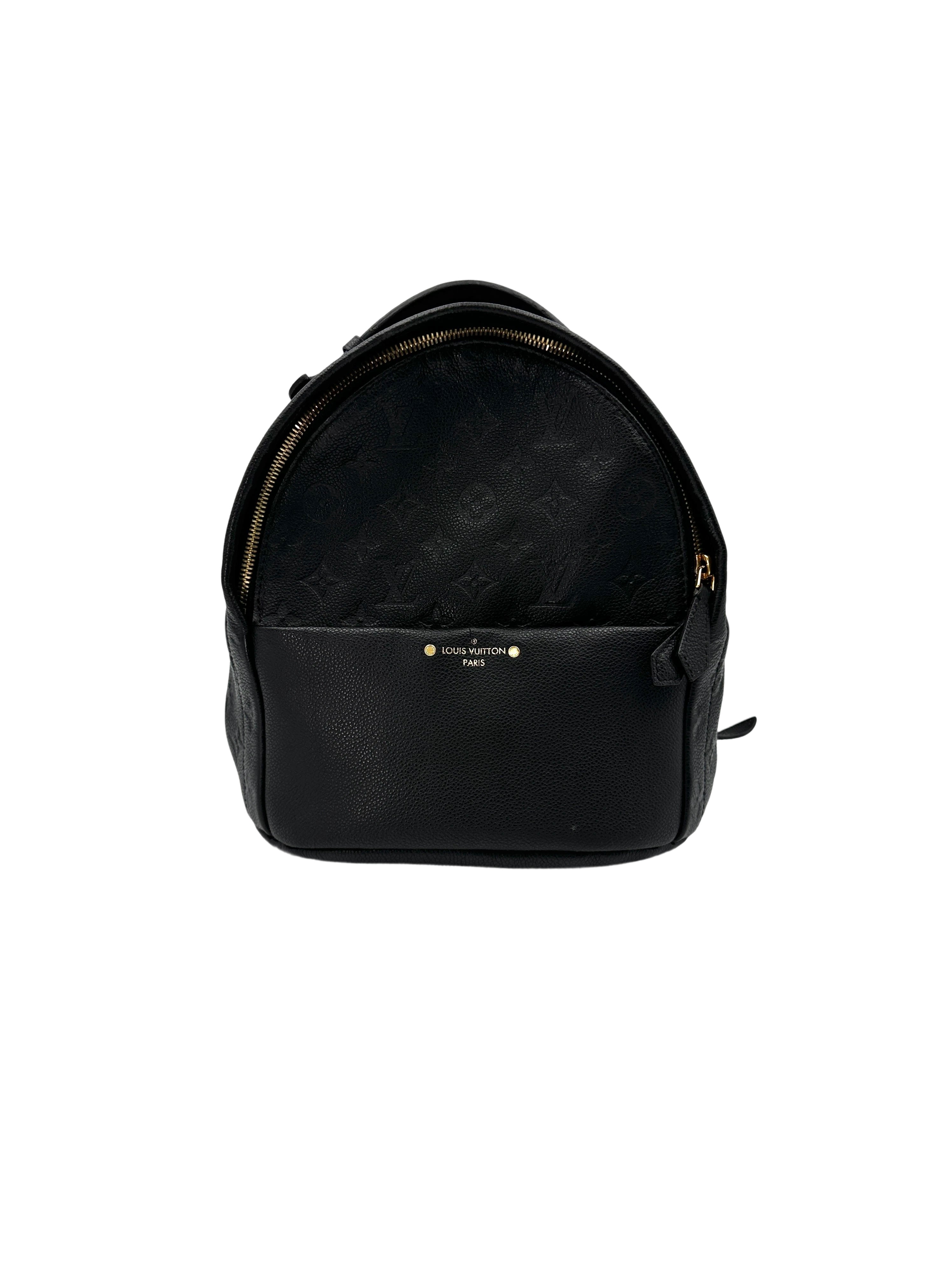 Louis Vuitton Sorbonne Black Monogram Empreinte Leather Backpack LV2519