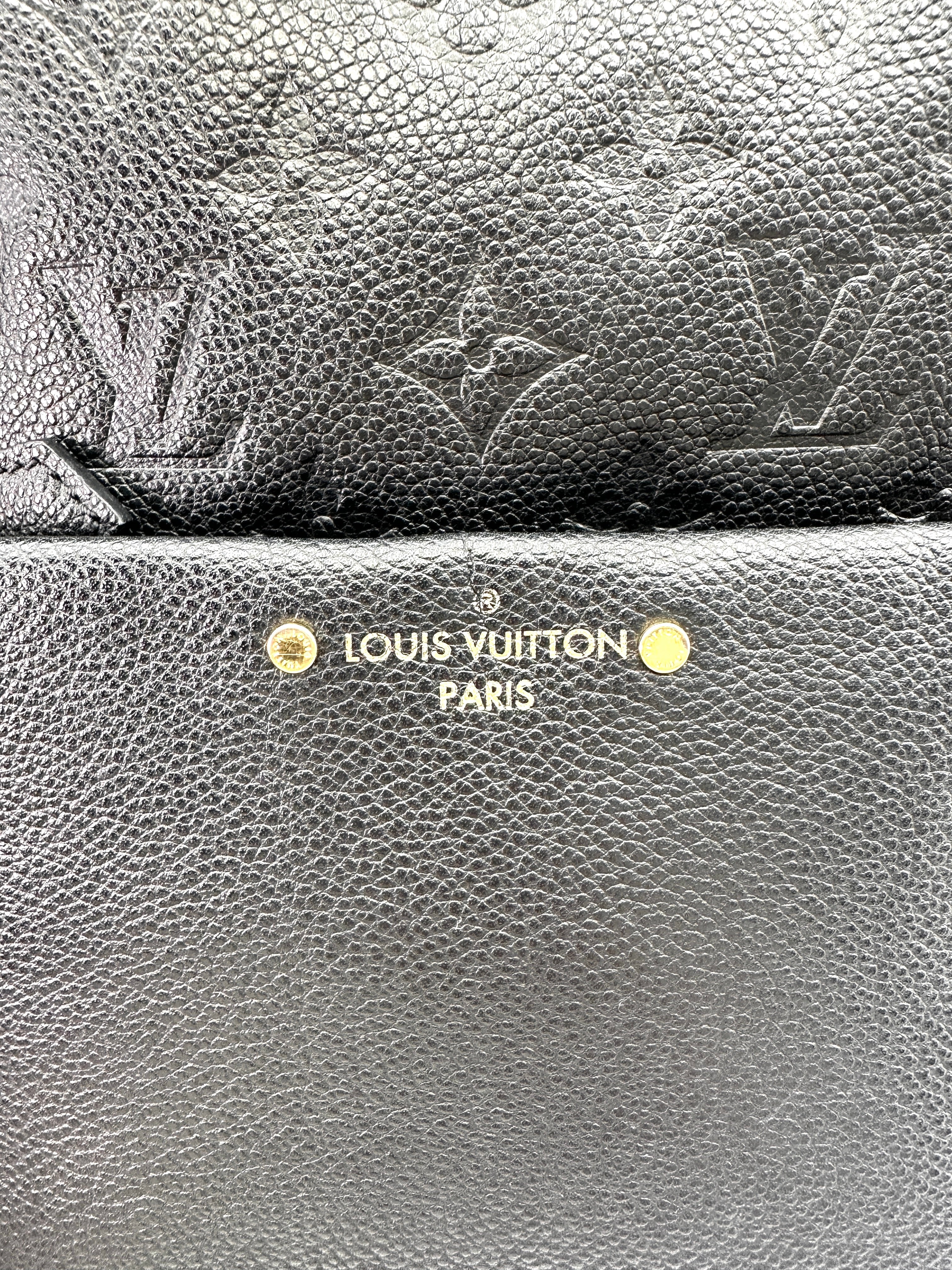 Louis Vuitton Sorbonne Black Monogram Empreinte Leather Backpack LV2519