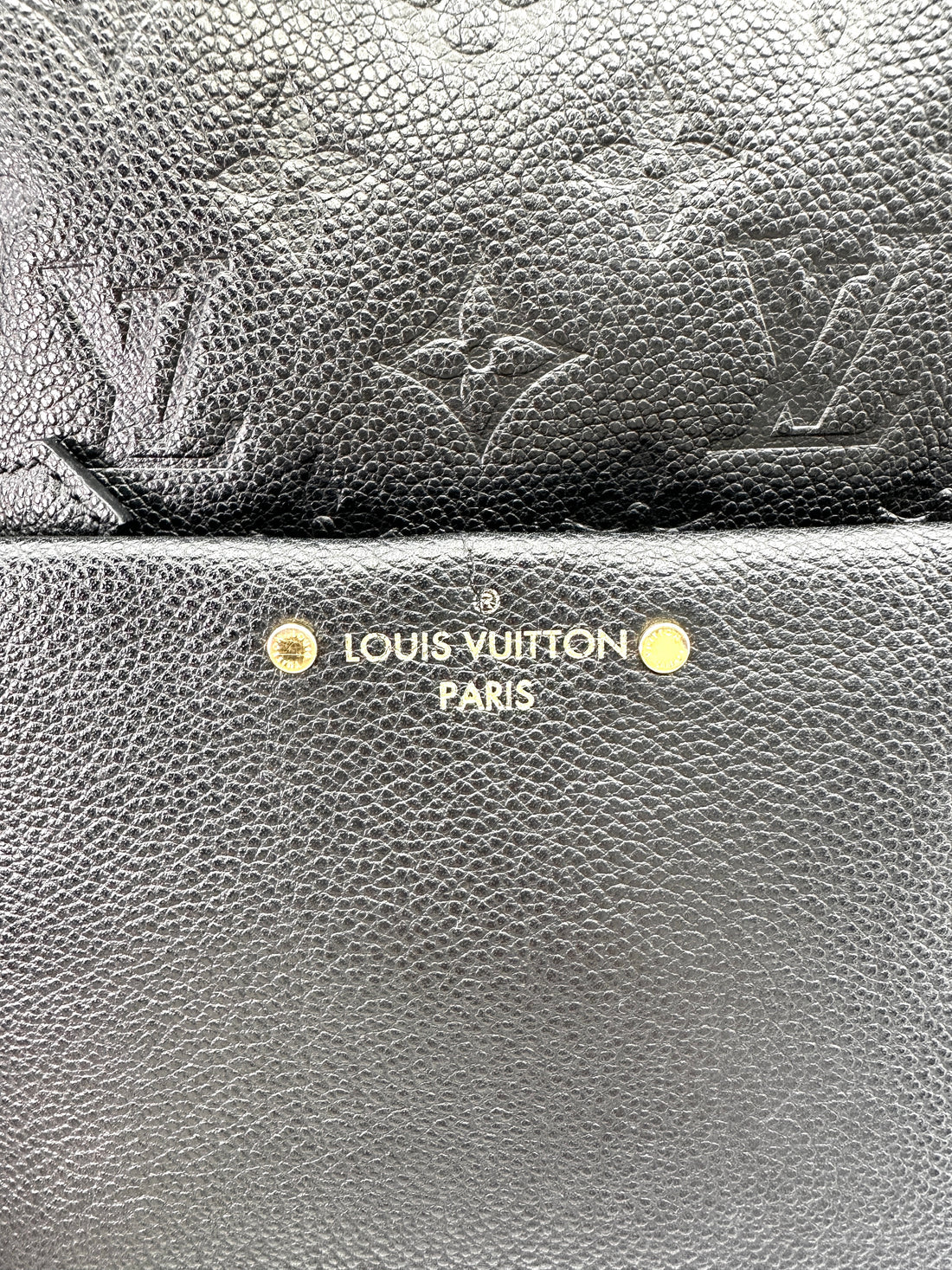 Louis Vuitton Sorbonne Black Monogram Empreinte Leather Backpack LV2519