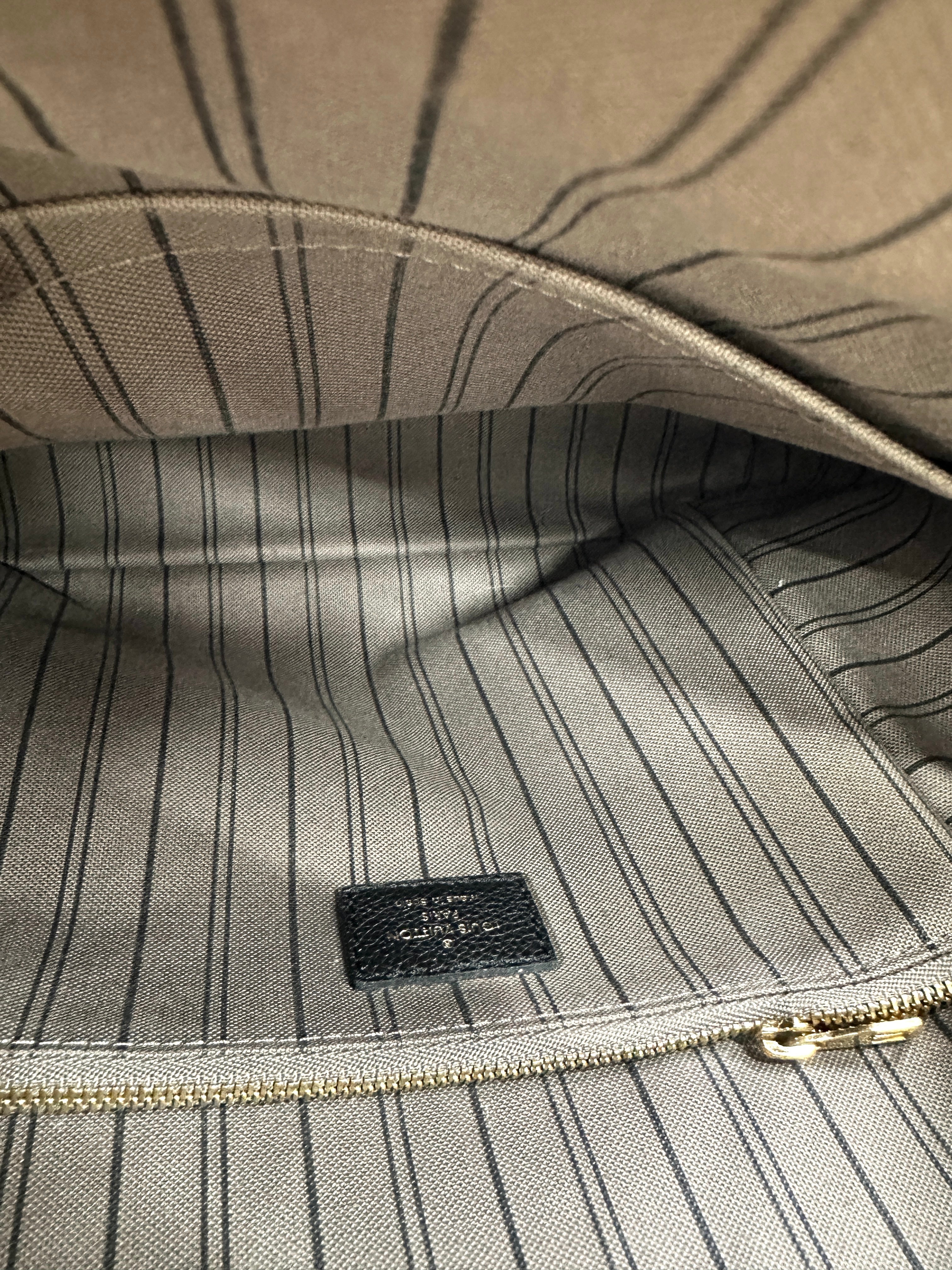 Louis Vuitton Sorbonne Black Monogram Empreinte Leather Backpack LV2519
