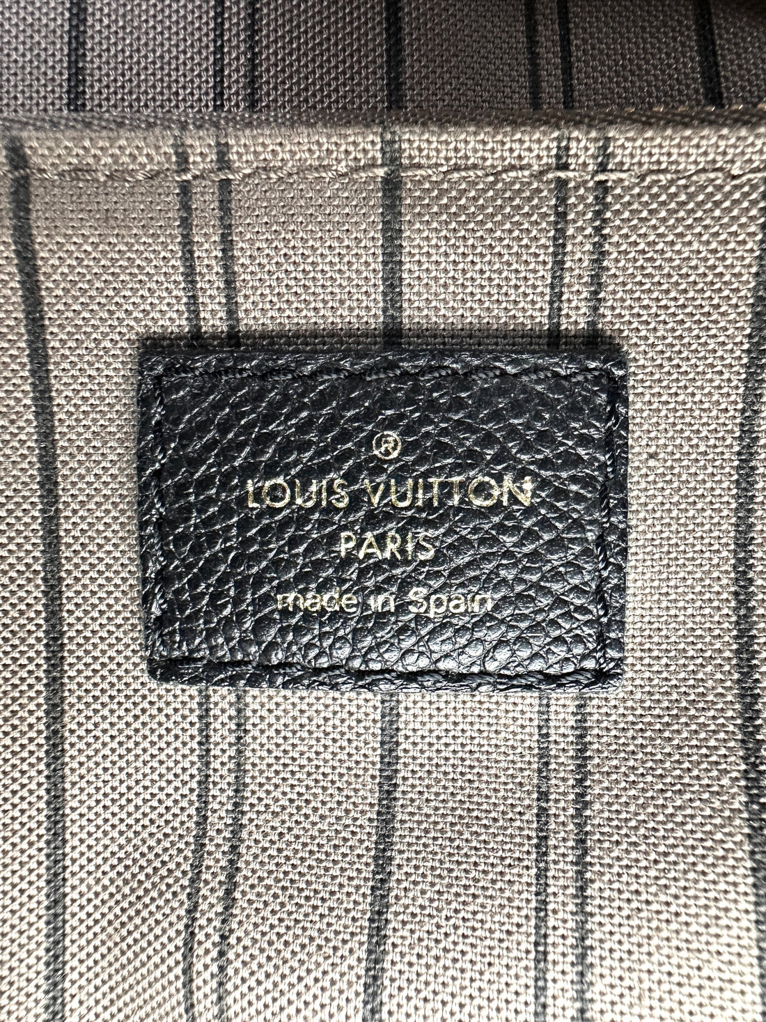 Louis Vuitton Sorbonne Black Monogram Empreinte Leather Backpack LV2519