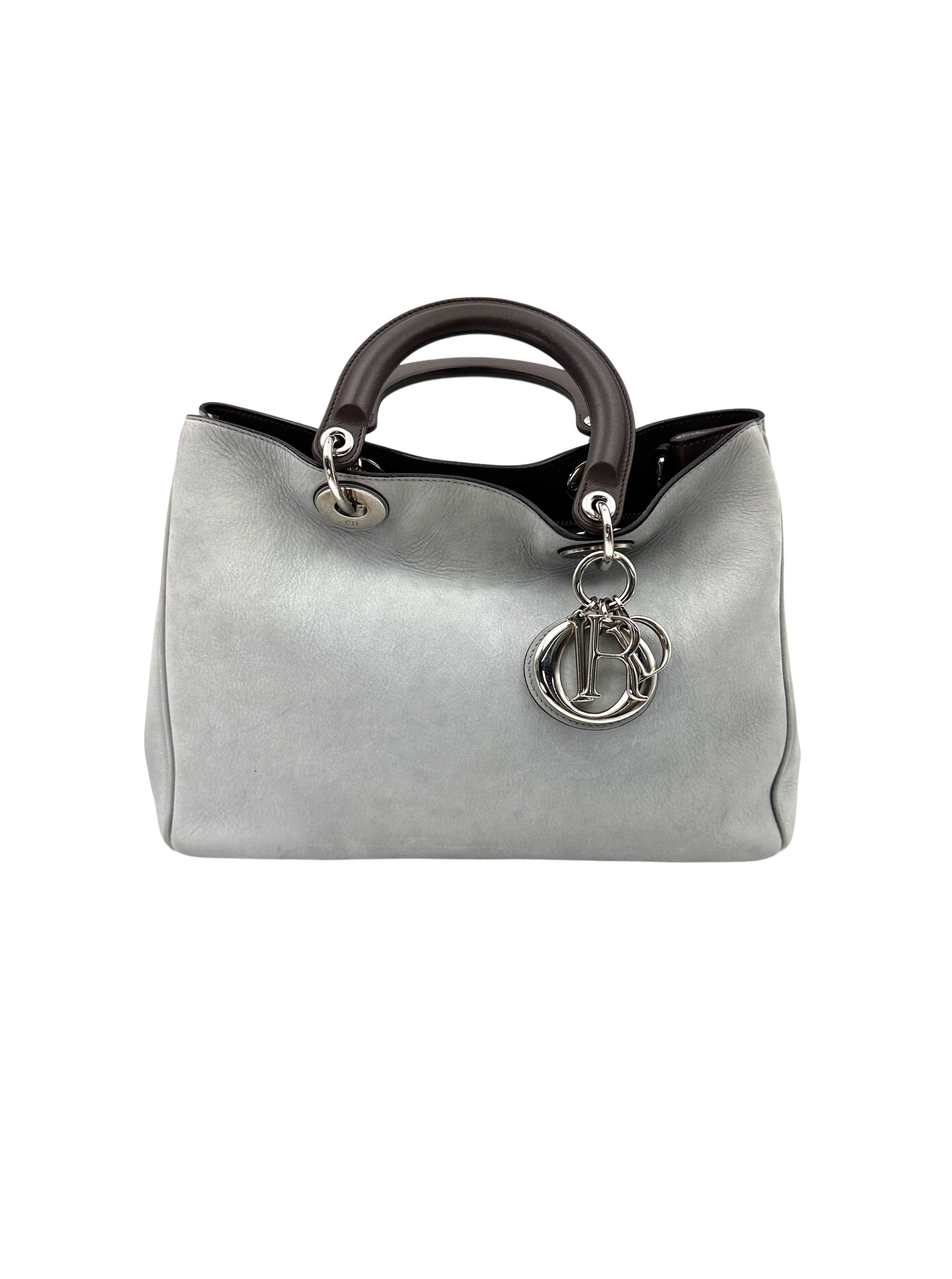 Christian Dior Diorissimo White Leather Top Handle Bag DR699