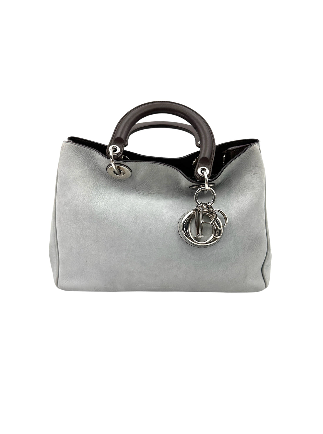 Christian Dior Diorissimo White Leather Top Handle Bag DR699
