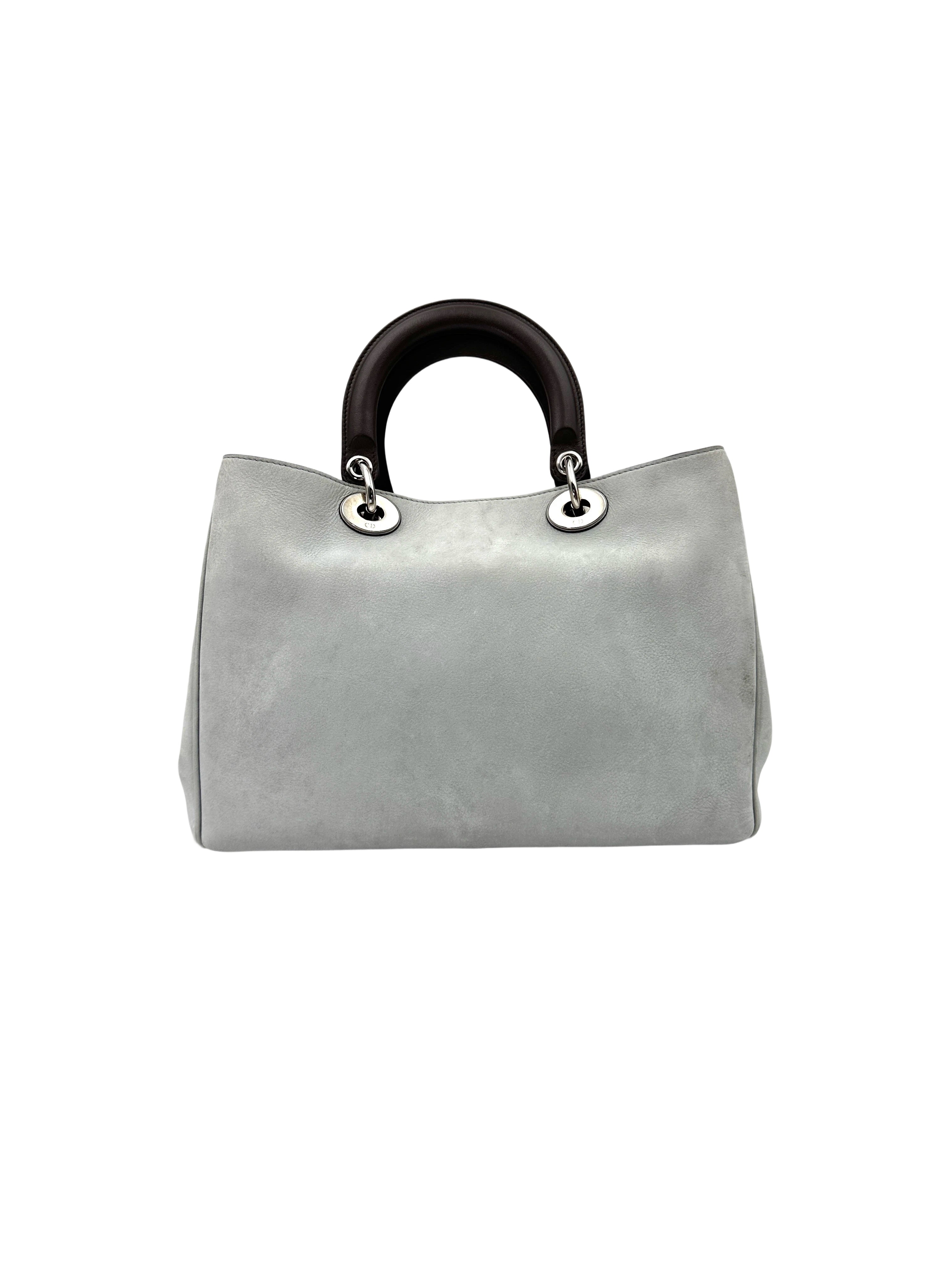 Christian Dior Diorissimo White Leather Top Handle Bag DR699