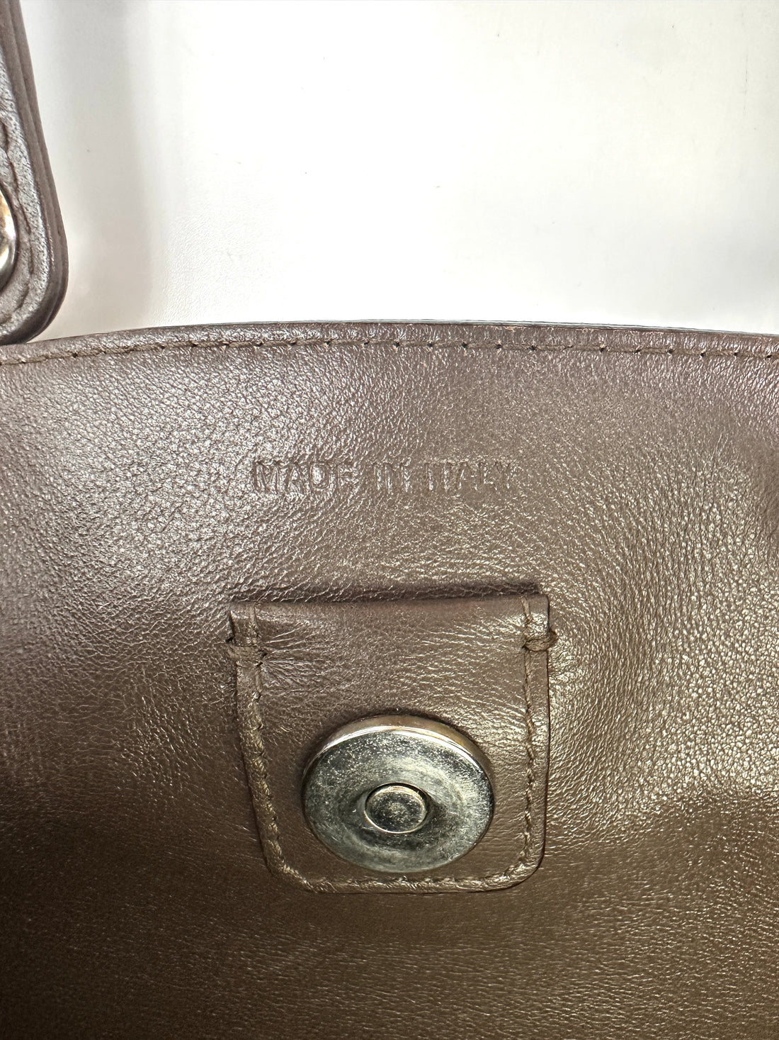 Christian Dior Diorissimo White Leather Top Handle Bag DR699