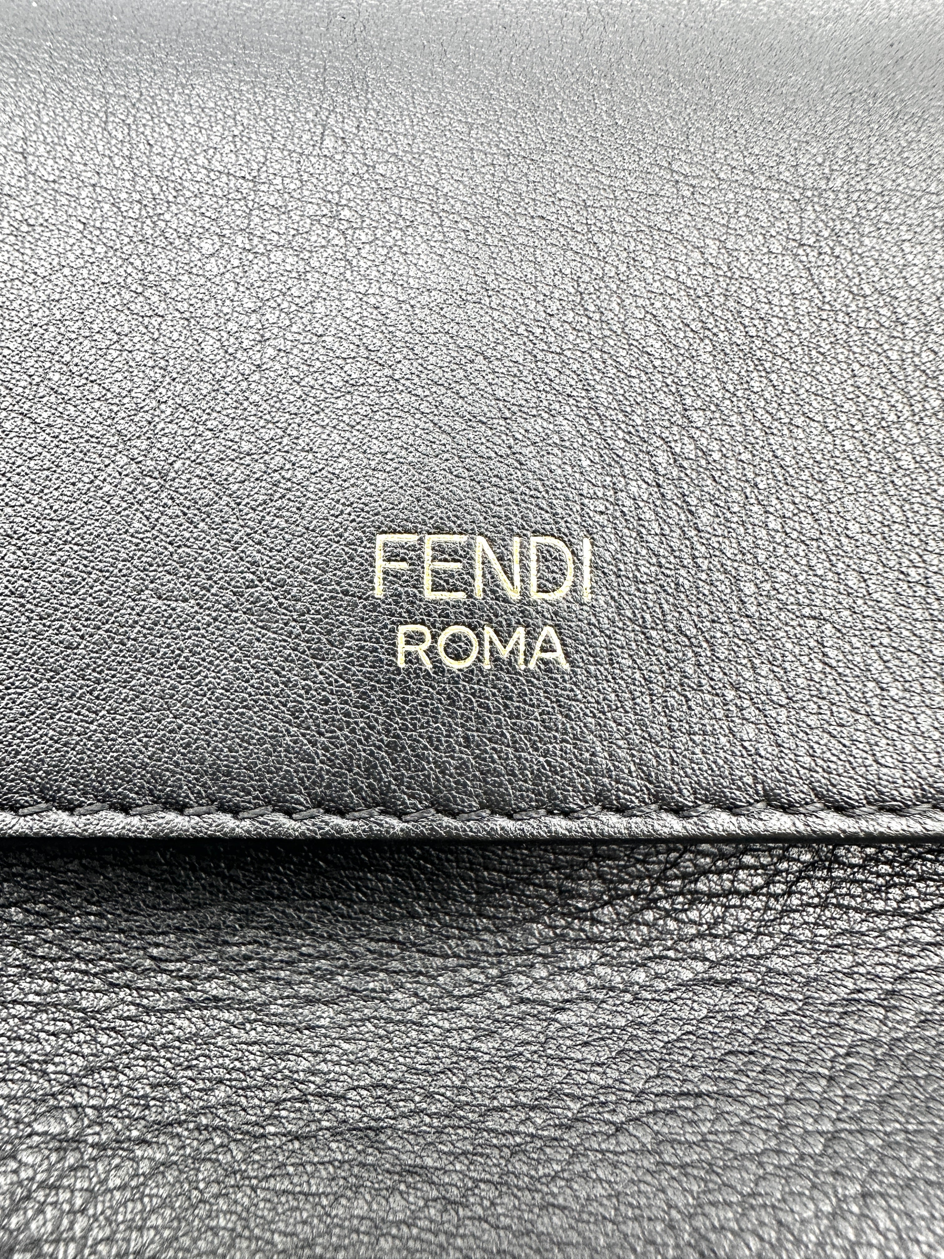 Fendi Ribbons & Pearls Double Baguette Shoulder Bag FF96