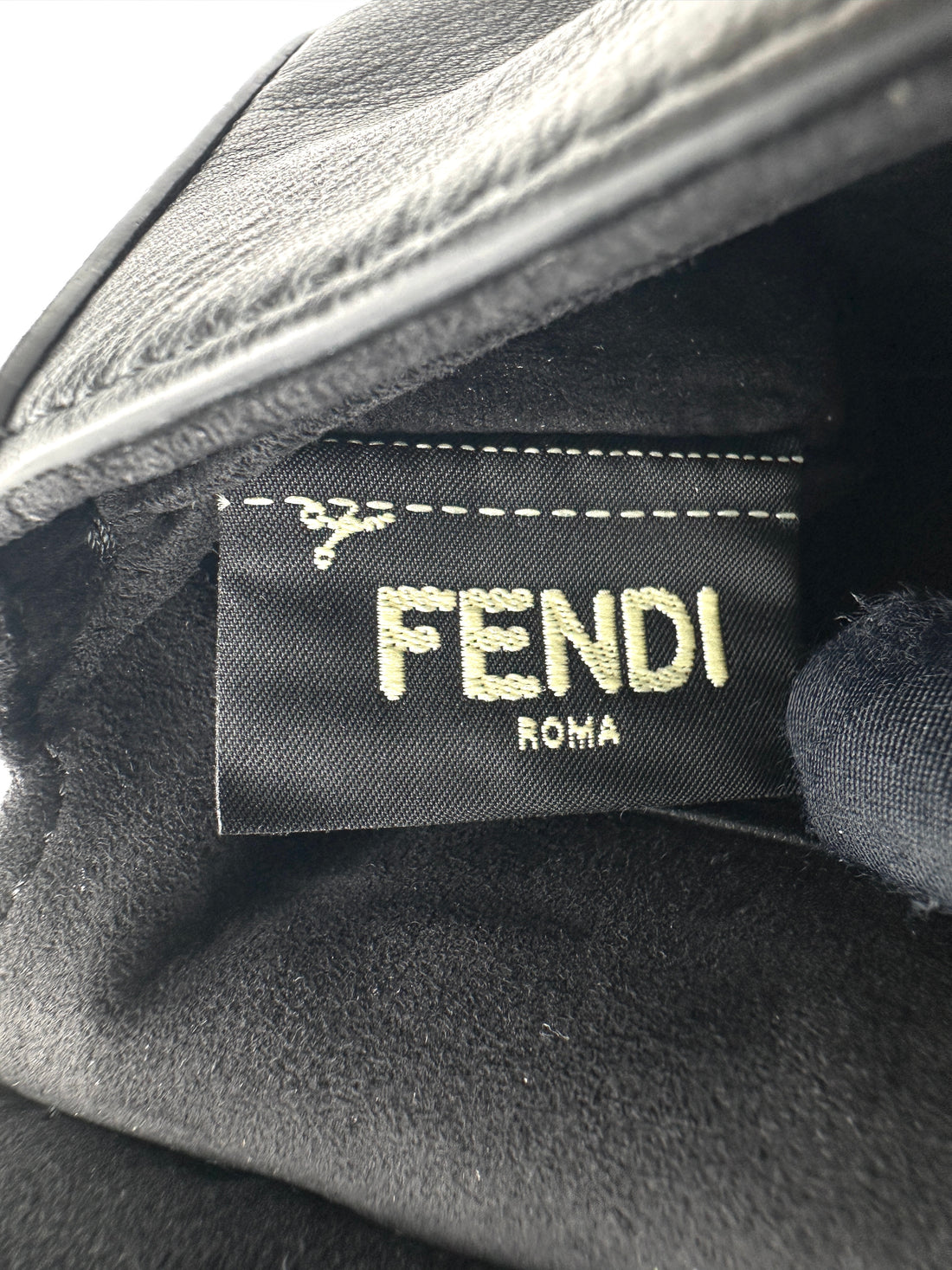 Fendi Ribbons & Pearls Double Baguette Shoulder Bag FF96