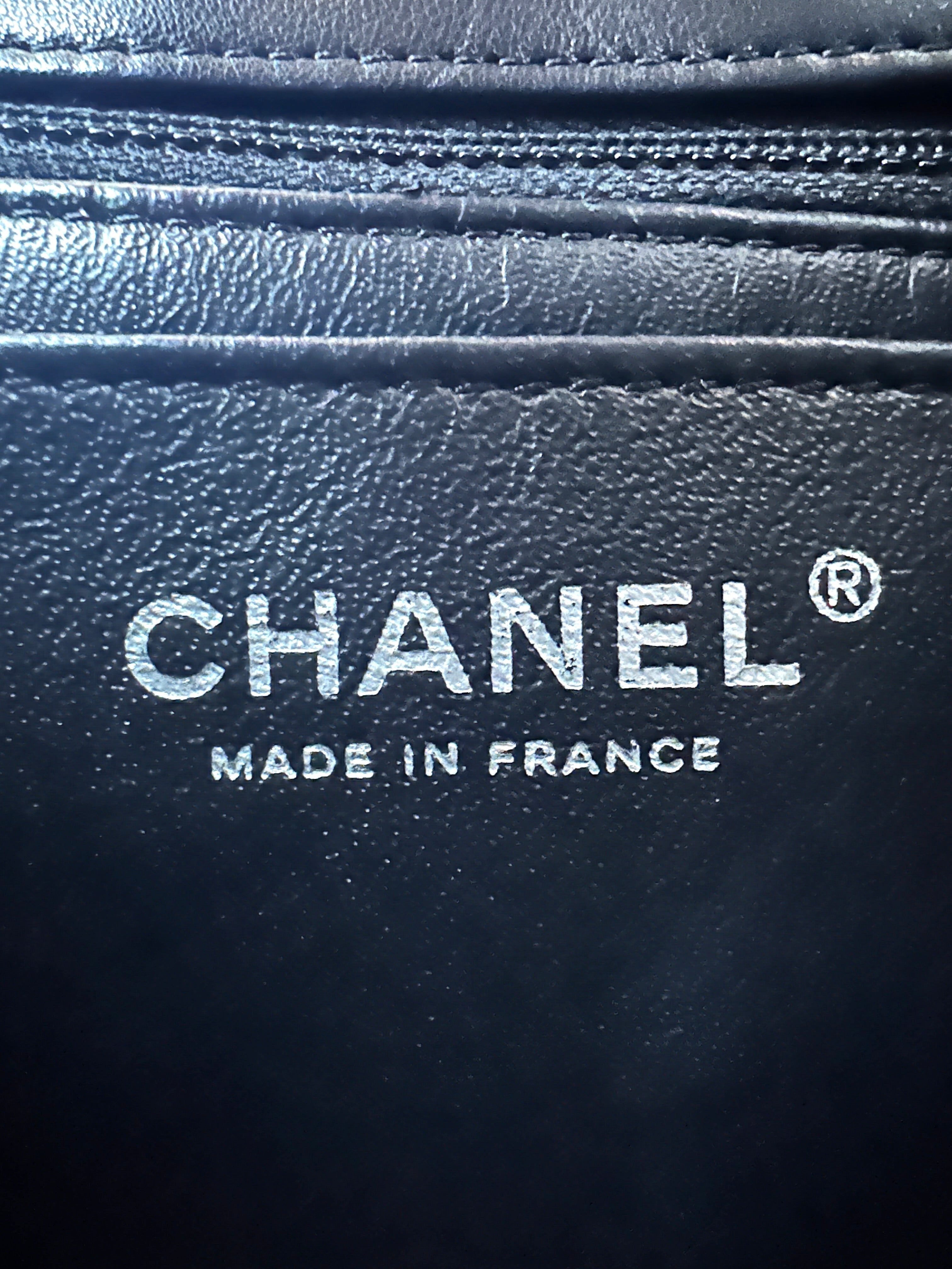 Chanel Classic Flap Black Quilted Leather Flap Bag With Silver Buckle(21***15) IRIS193
