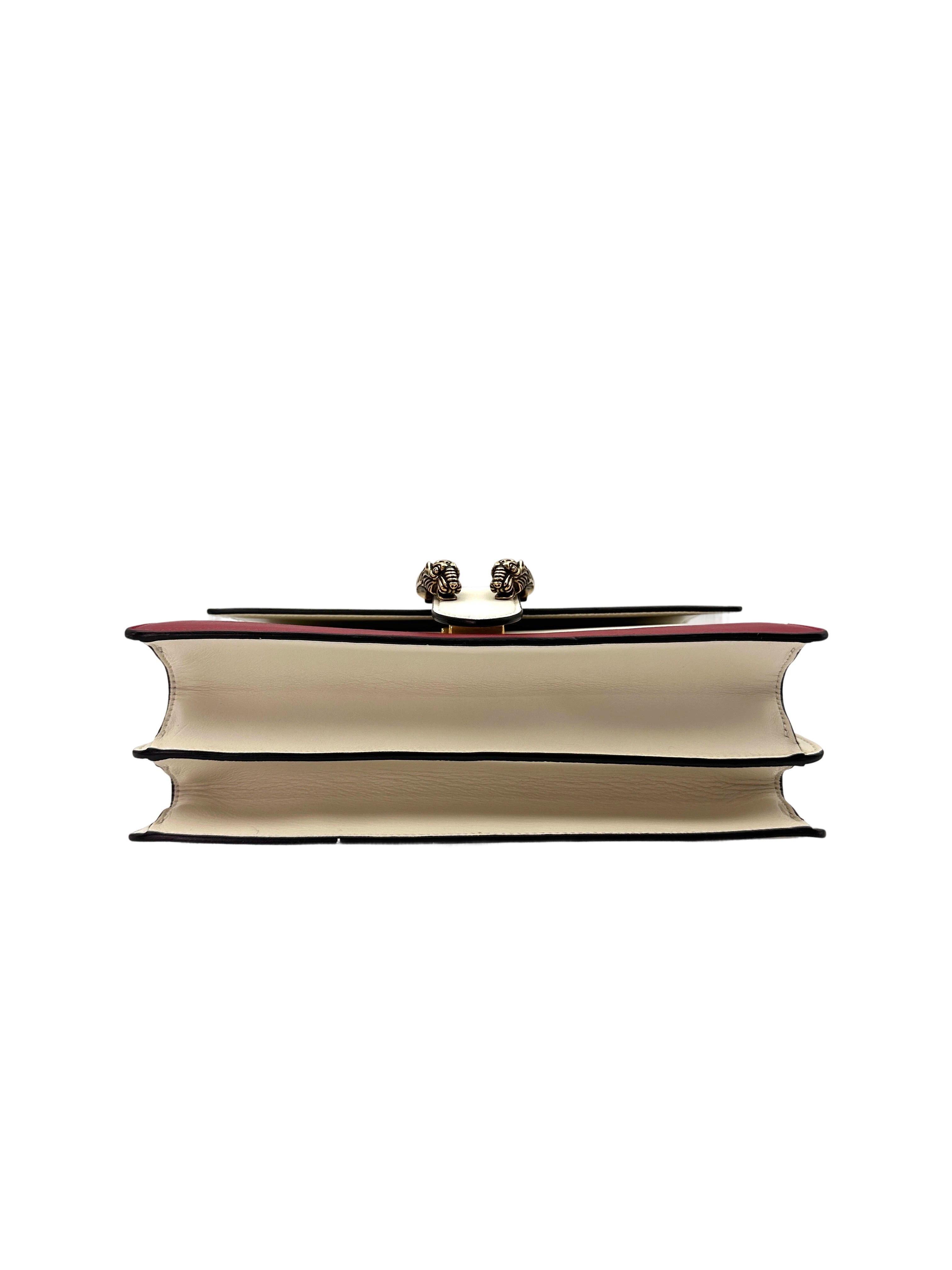 Gucci Dionysus Multicolor Leather Medium Size Bamboo Top Handle Bag GG875