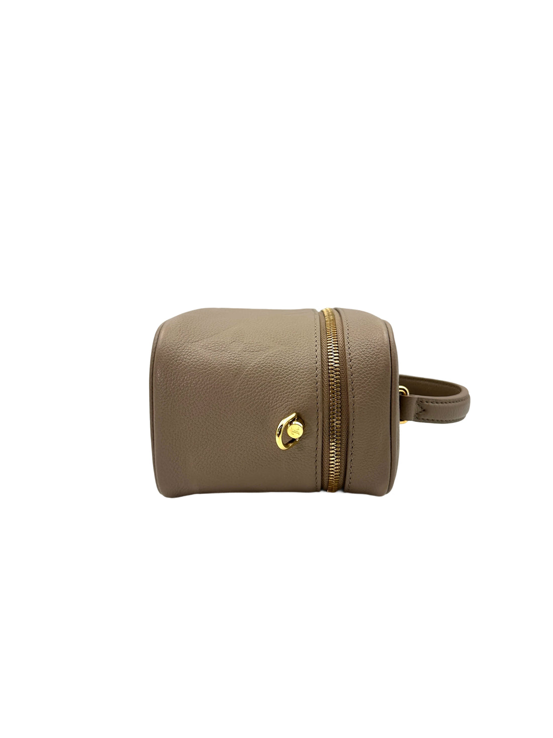 Louis Vuitton Vanity PM Beige Monogram Empreinte Leather Handle Bag LV2526