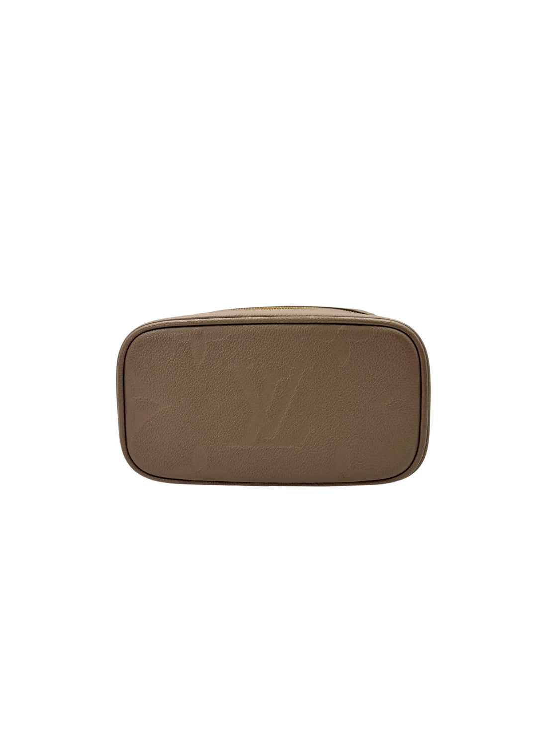 Louis Vuitton Vanity PM Beige Monogram Empreinte Leather Handle Bag LV2526