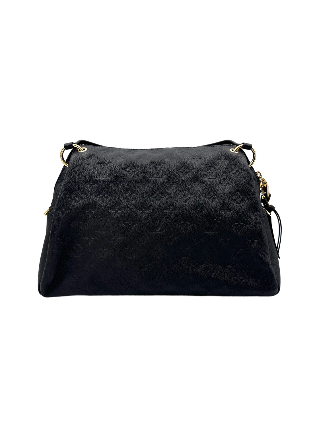 Louis Vuitton Ponthieu Black Monogram Canvas Leather Handle Bag LV2521