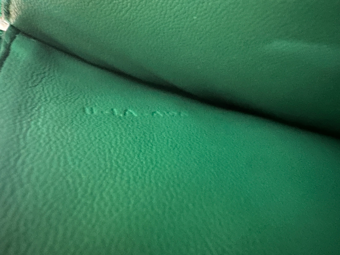 Celine Classic Box Green Leather Medium Size Shoulder Bag CE154