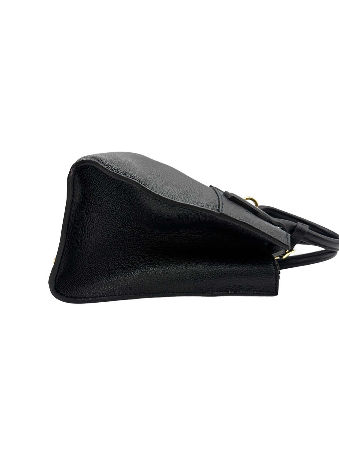 Louis Vuitton City Steamer Black Grained Leather Handle Bag LV2530