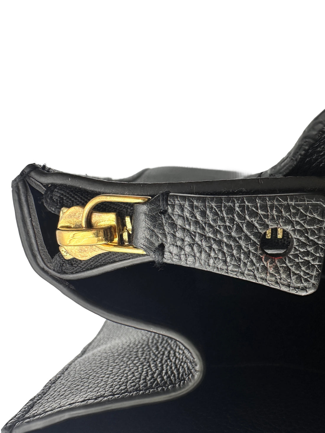 Louis Vuitton City Steamer Black Grained Leather Handle Bag LV2530