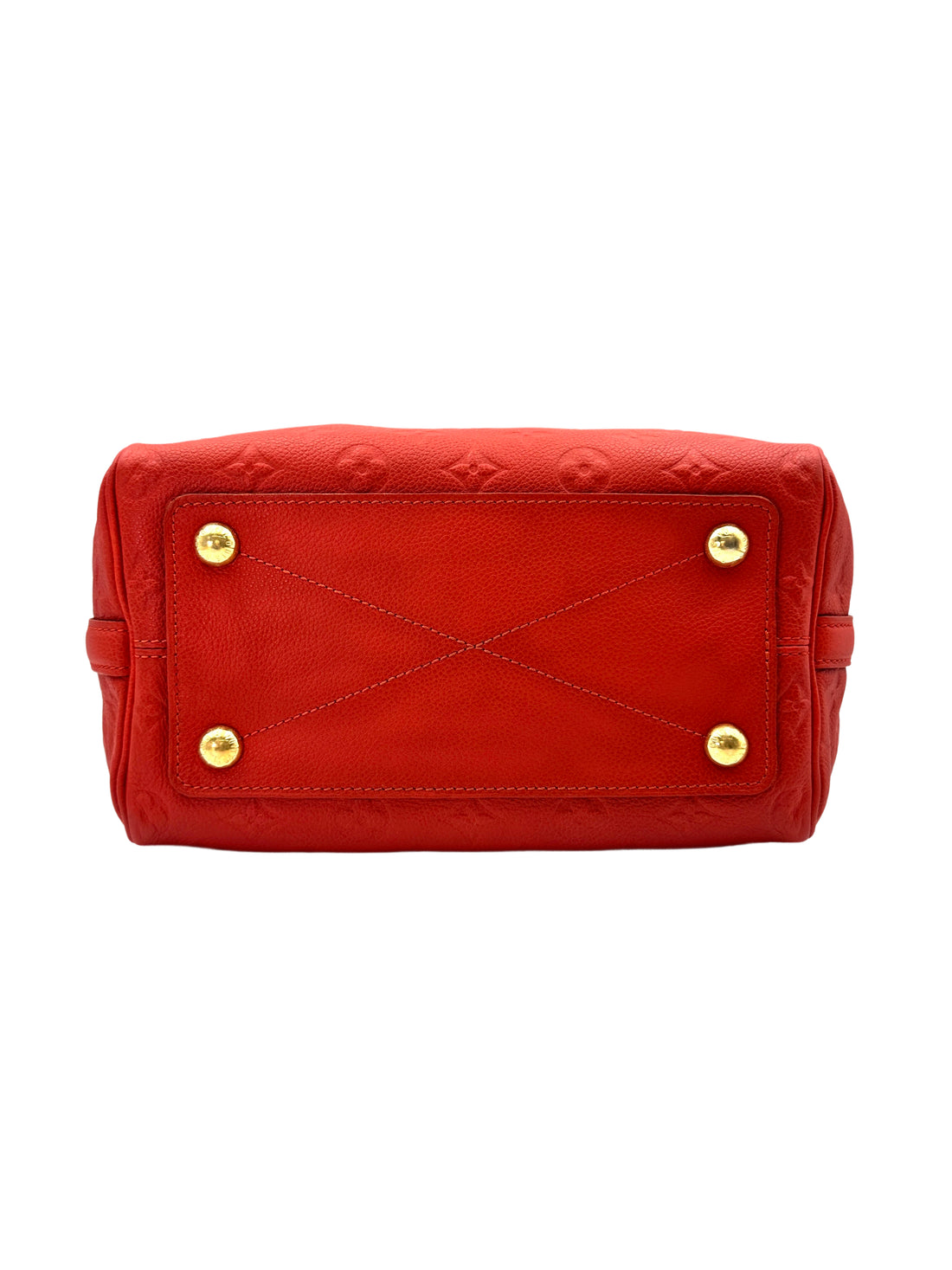 Louis Vuitton Speedy25 Red Monogram Empreinte Leather Handle Bag LV2534