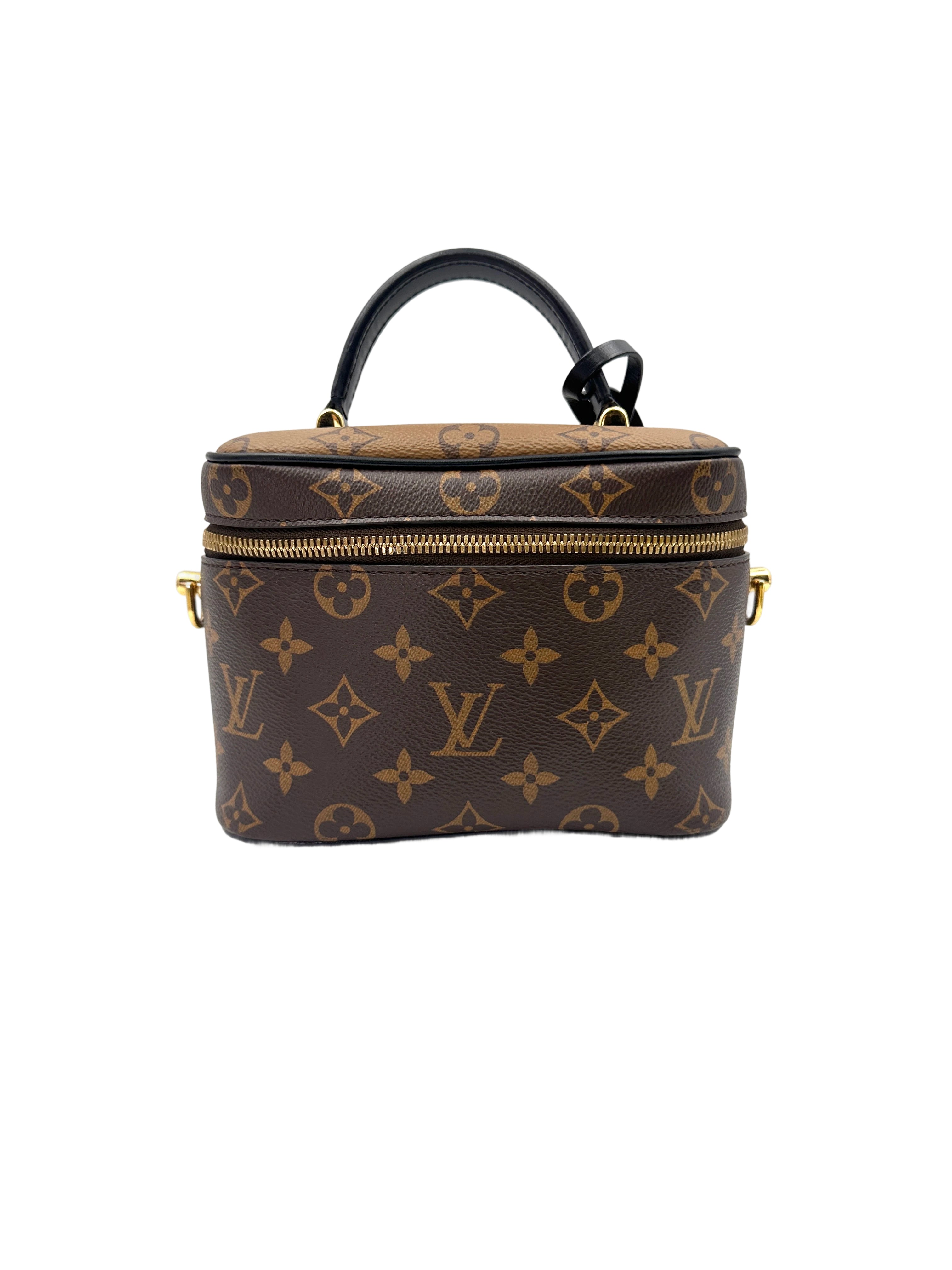 Louis Vuitton Vanity PM Monogram Reverse Canvas Handle Bag LV2524