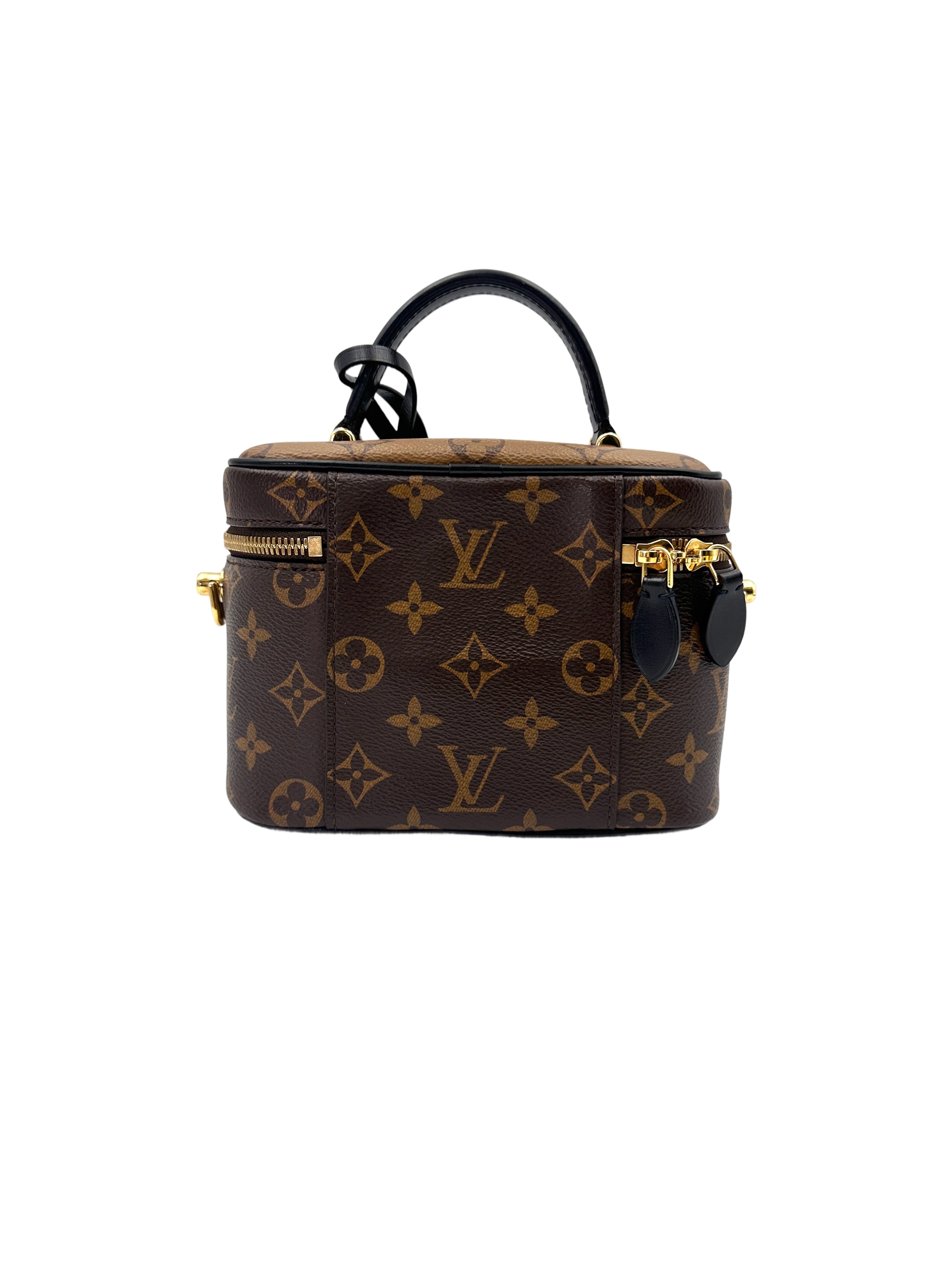 Louis Vuitton Vanity PM Monogram Reverse Canvas Handle Bag LV2524