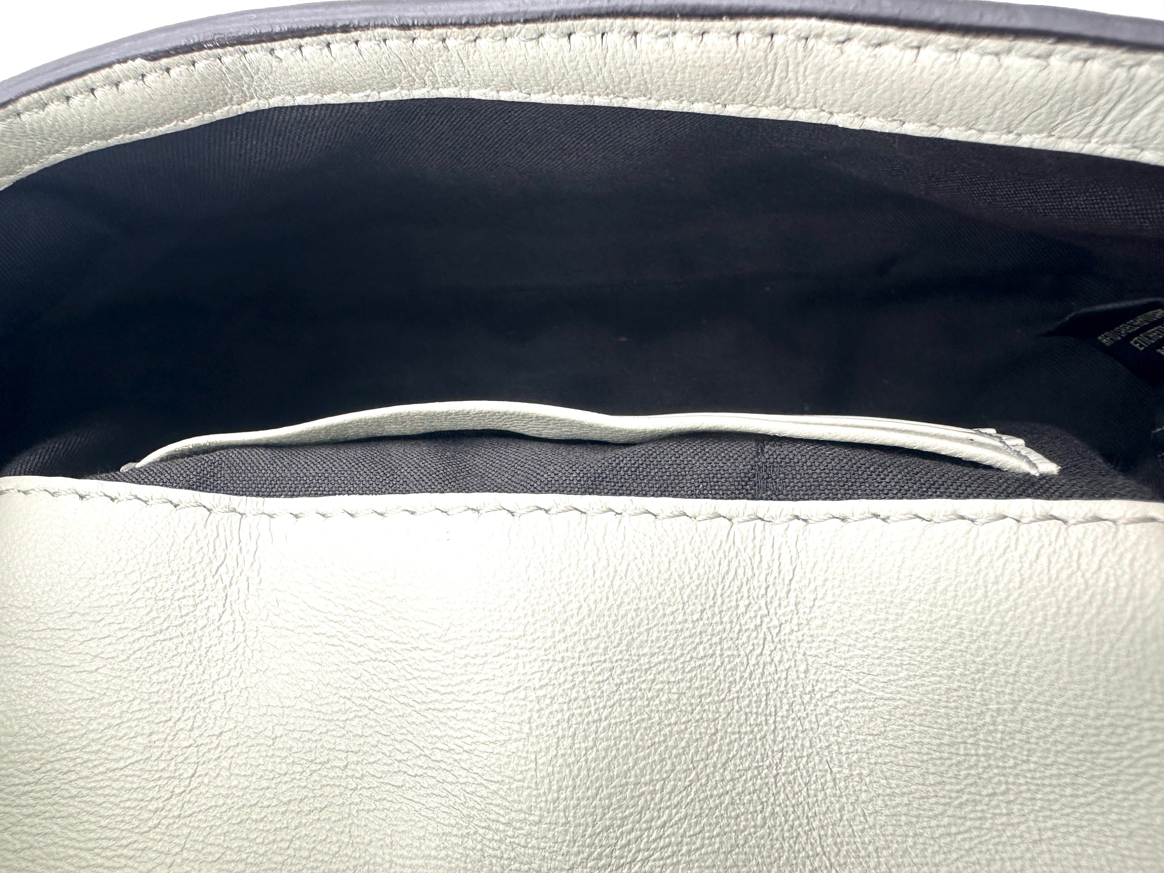 Fendi Baguette White Embossed FF Leather Shoulder Bag With Gold Hardware IRIS194
