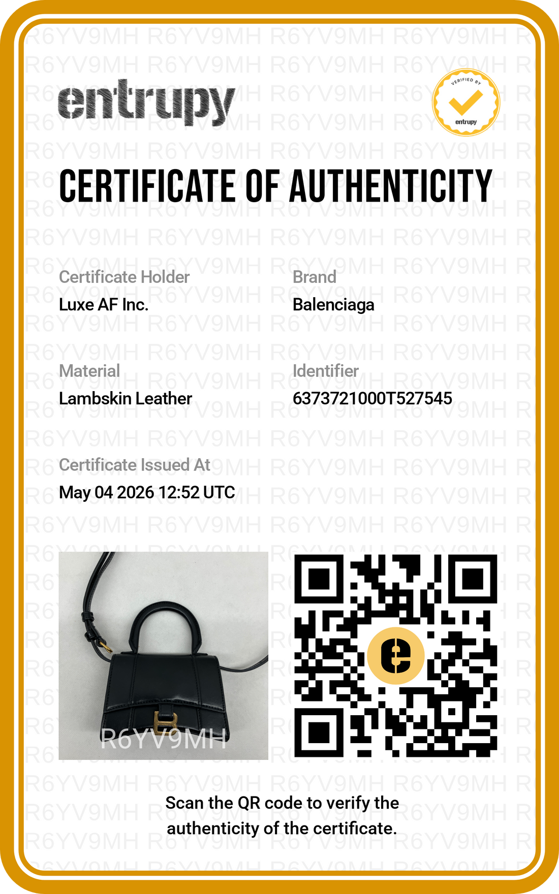 Balenciaga Hourglass Black Leather Mini Shoulder Bag BB66