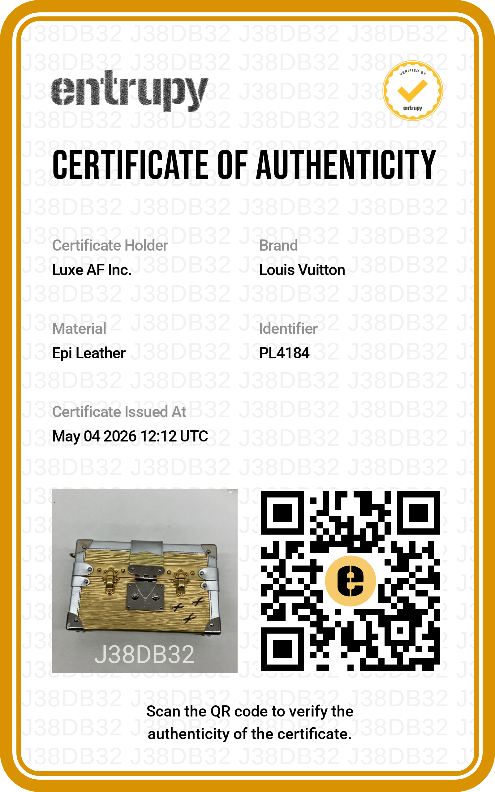 Louis Vuitton Petite Malle Metallic Gold/Silver Epi Leather Shoulder Bag LV2535