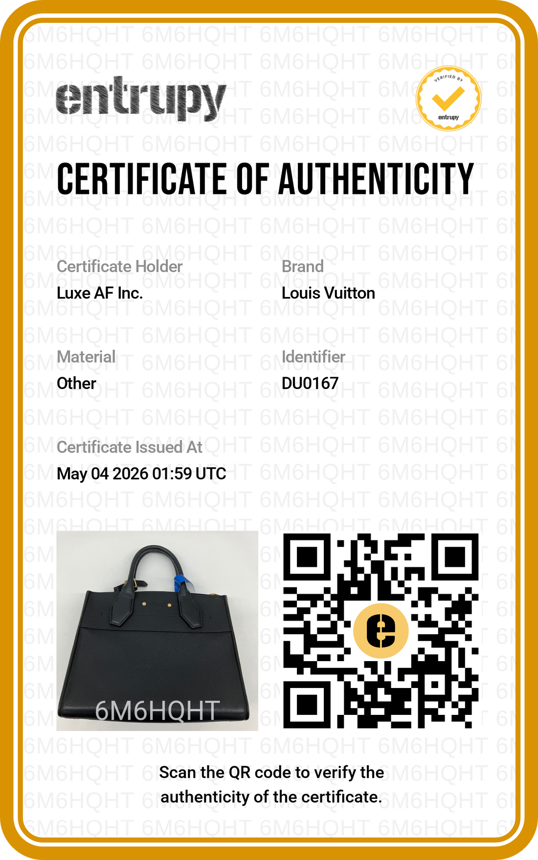 Louis Vuitton City Steamer Black Grained Leather Handle Bag LV2517