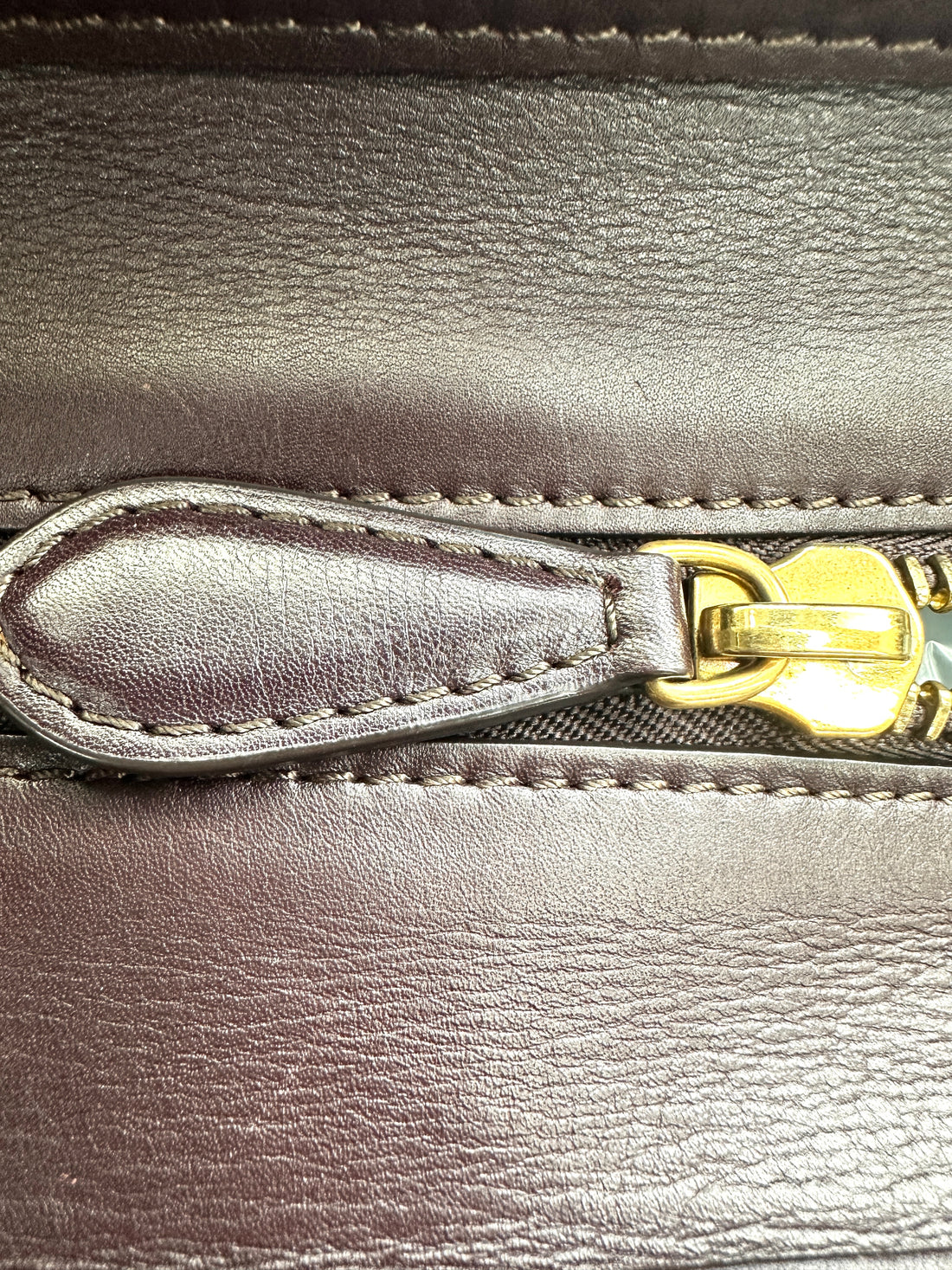 Celine Luggage Green Leather Large Size Handle Bag CE155