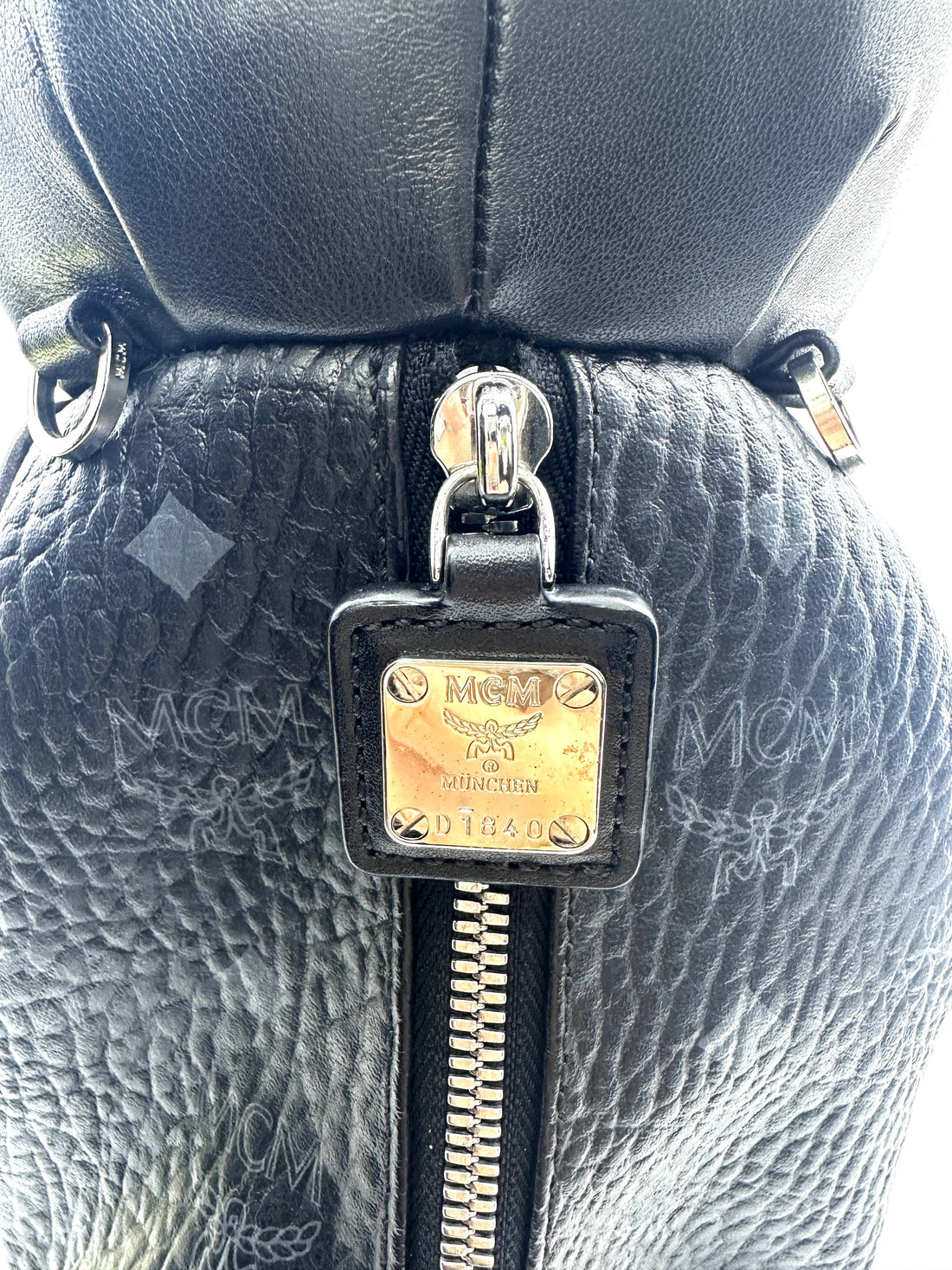 MCM Zoo Black Rabbit Backpack MCM35