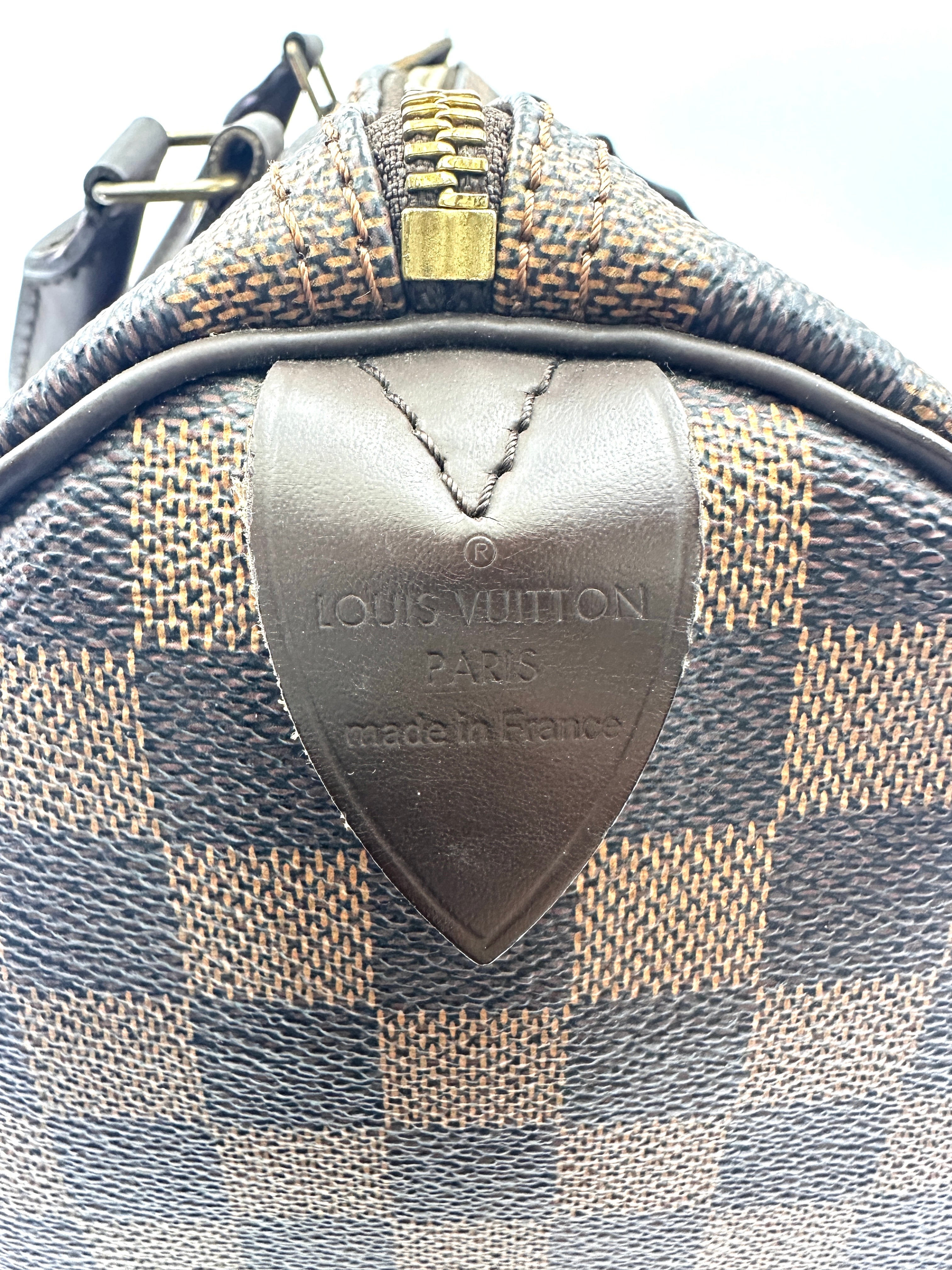 Louis Vuitton Speedy30 Damier Ebene Handle Bag LV2528