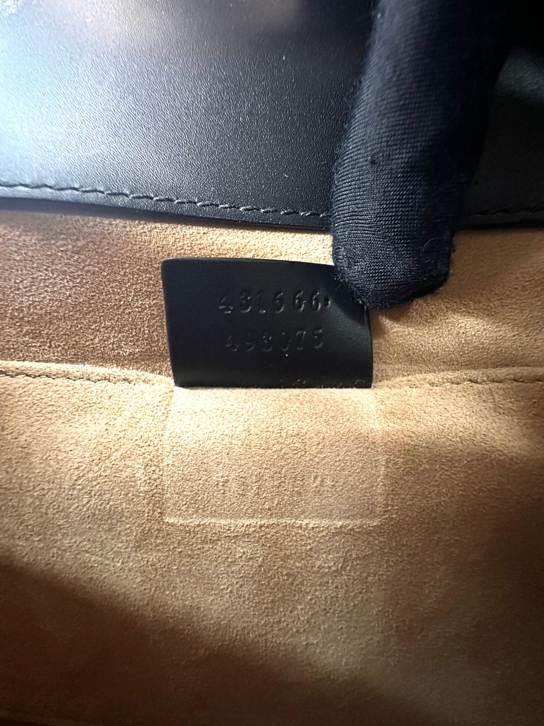 Gucci Sylvie Bee Star Black Leather Shoulder Bag GG891