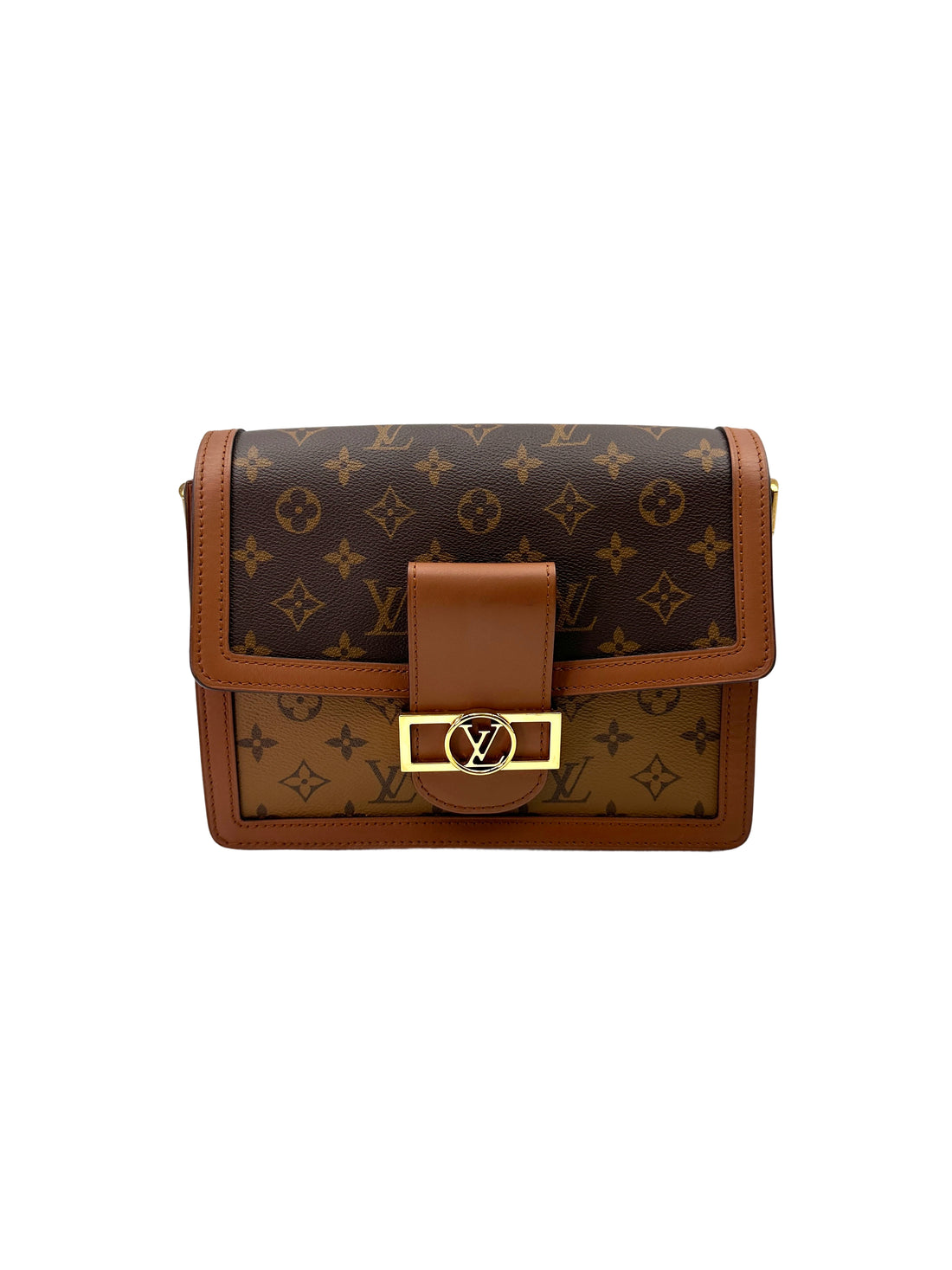Louis Vuitton Dauphine MM Monogram Reverse Canvas Shoulder Bag LV2527