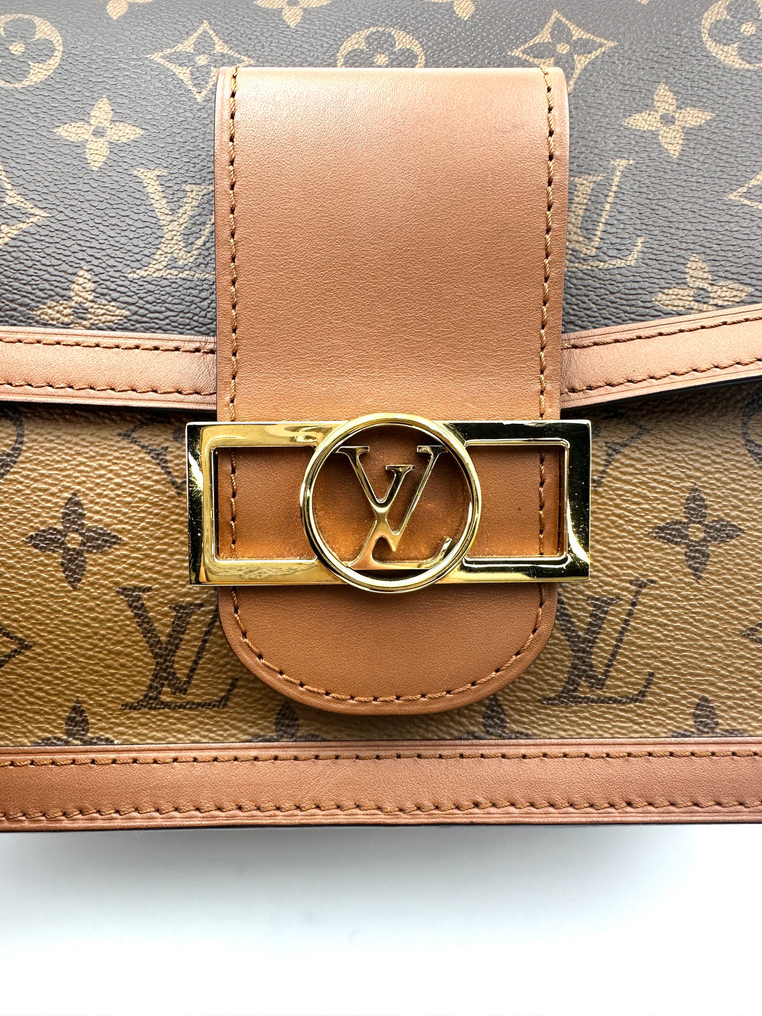 Louis Vuitton Dauphine MM Monogram Reverse Canvas Shoulder Bag LV2527